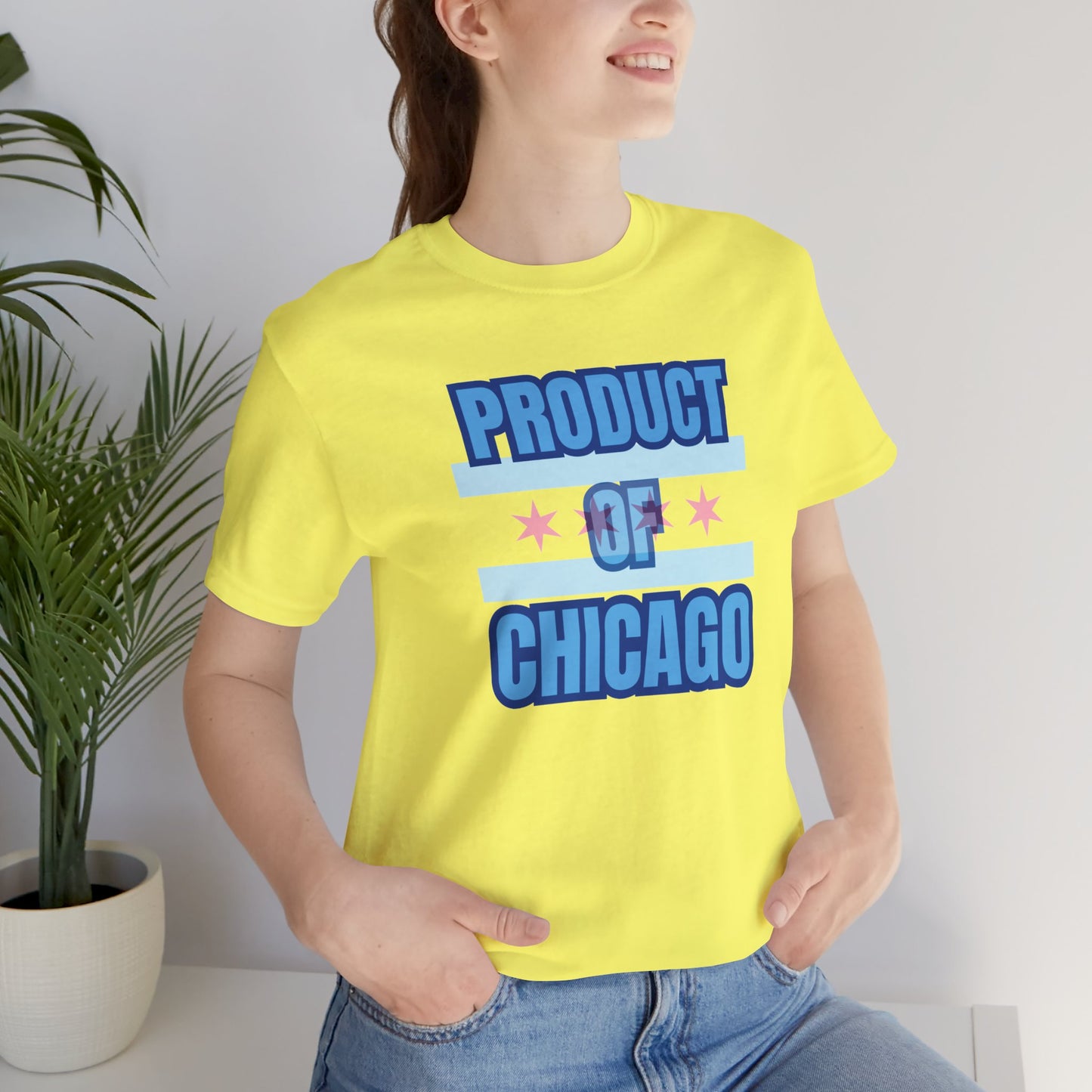 Product Of Chicago Unisex Jersey Short Sleeve Tee