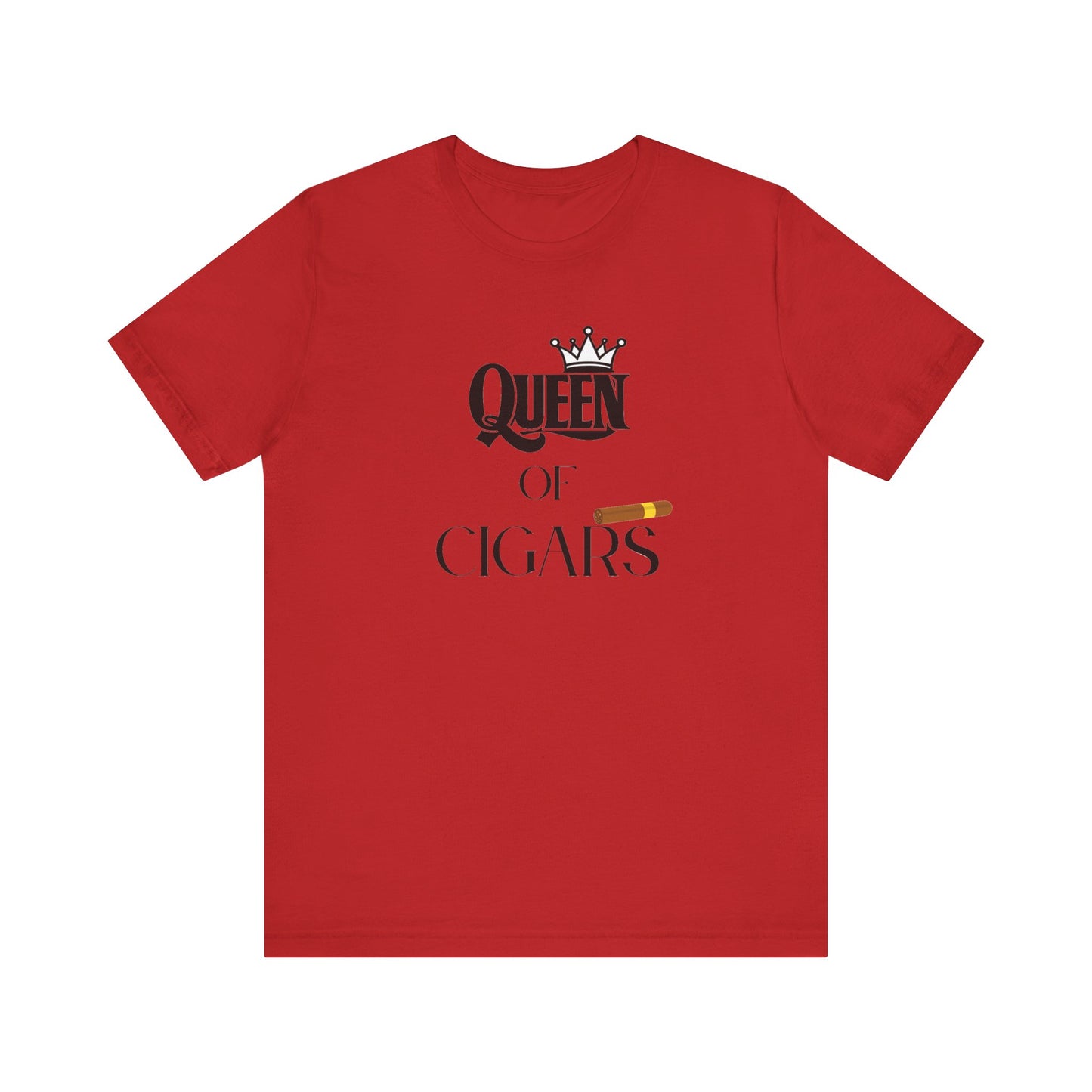 Cigars/ Queen of Cigars Unisex Jersey Short Sleeve Tee