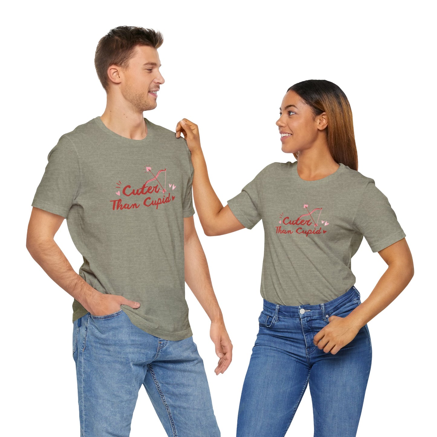 Cuter Than Cupid Unisex Jersey Short Sleeve Tee