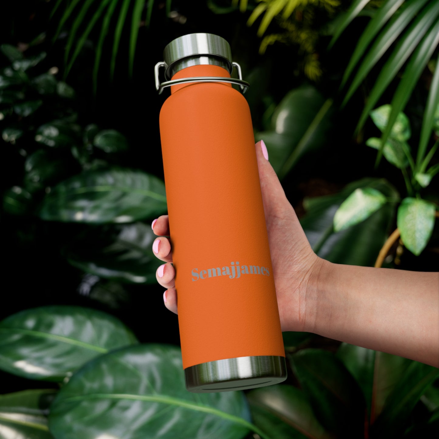 Semajjames Copper Vacuum Insulated Bottle, 22oz