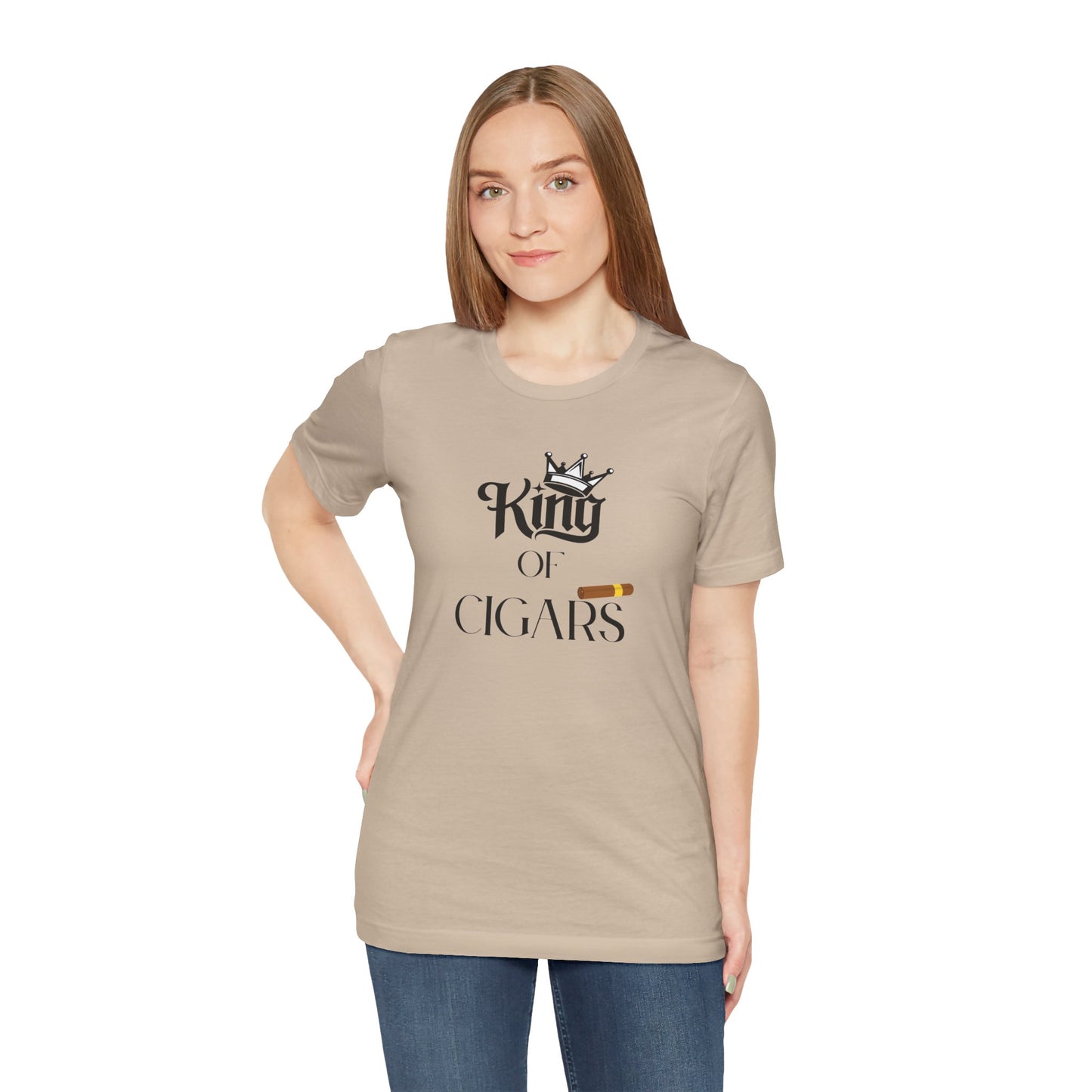 Cigars/ King of Cigars Unisex Jersey Short Sleeve Tee