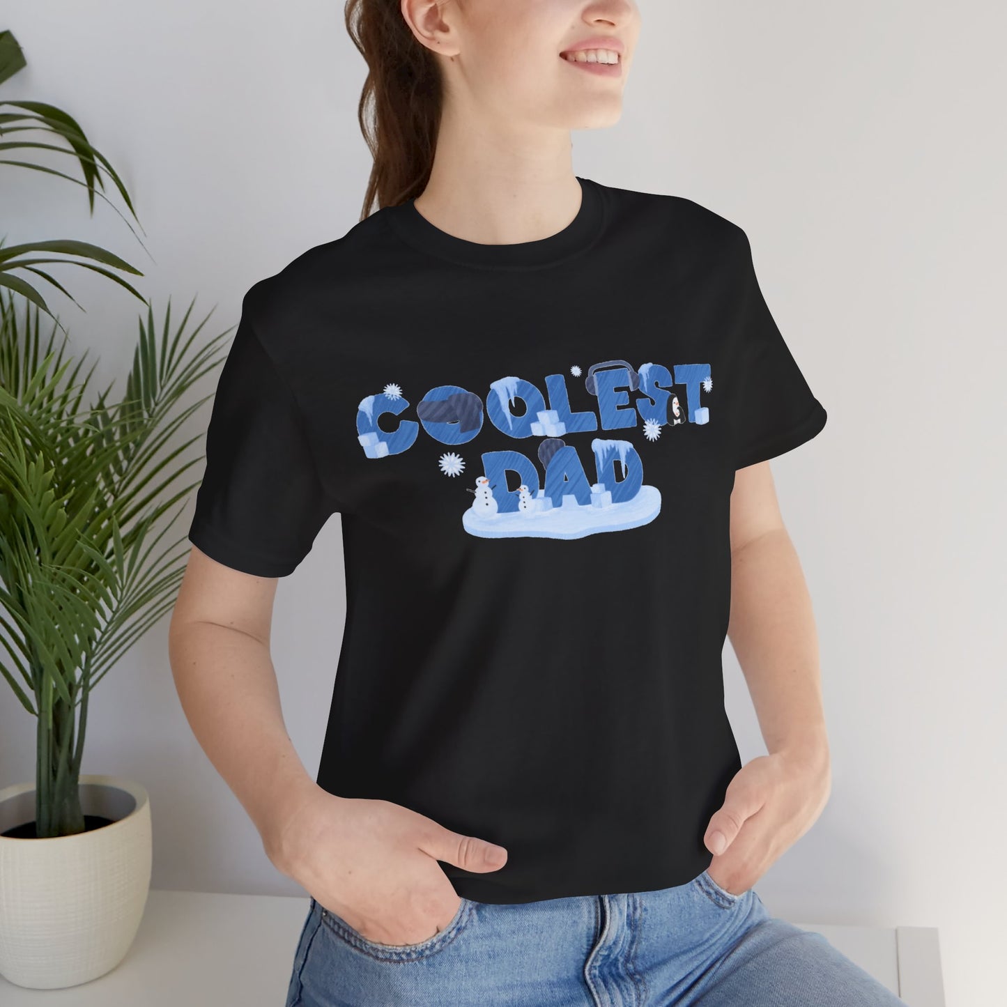 Dad/ Coolest Dad Unisex Jersey Short Sleeve Tee