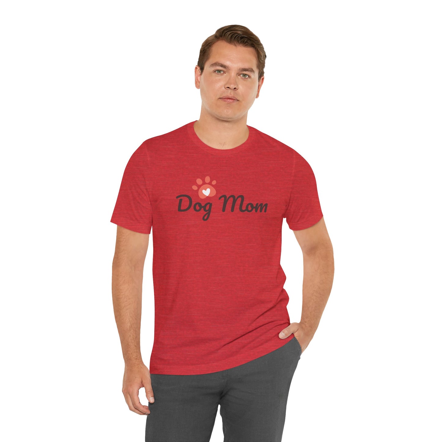 Dog Mom Unisex Jersey Short Sleeve Tee