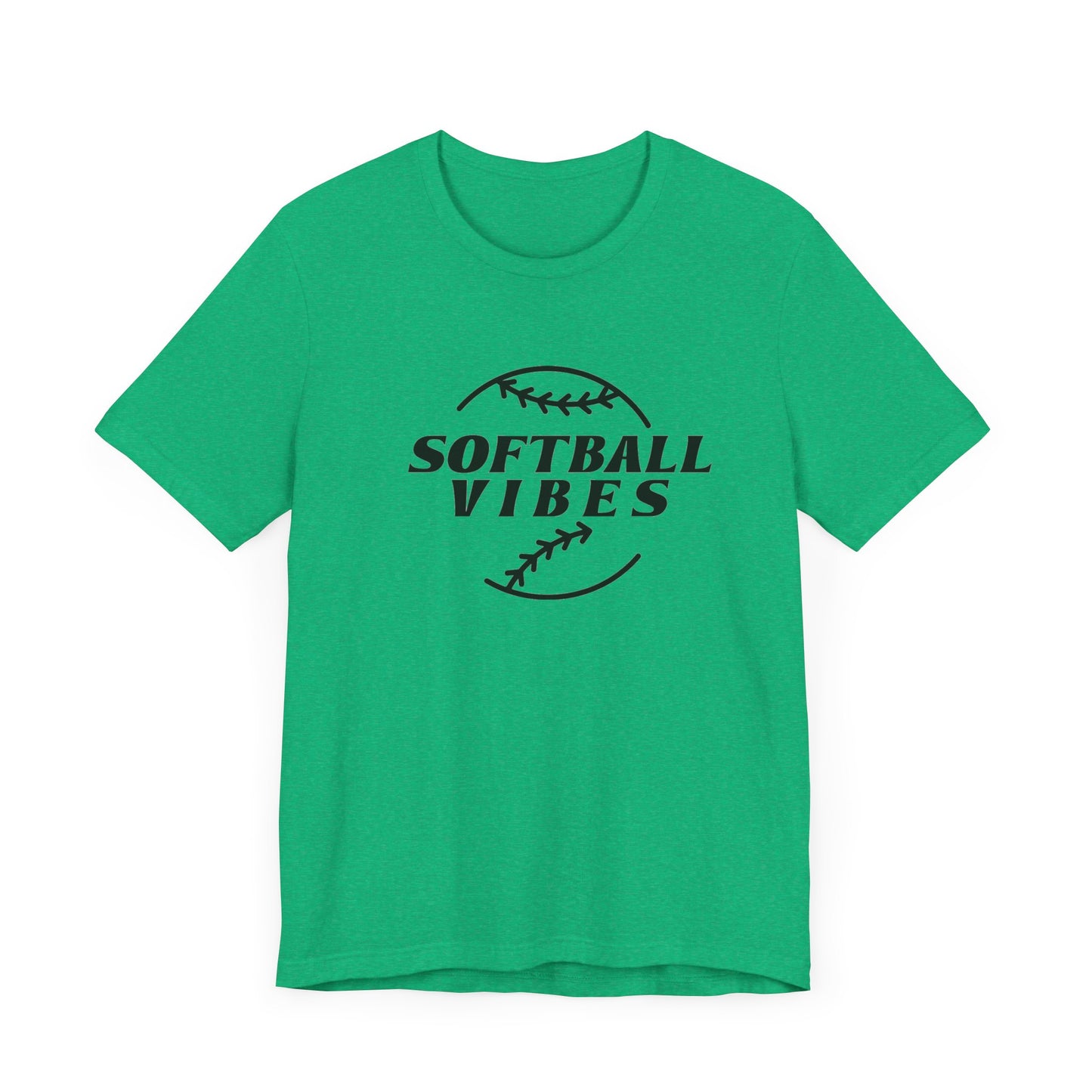 Softball Vibes Unisex Jersey Short Sleeve Tee