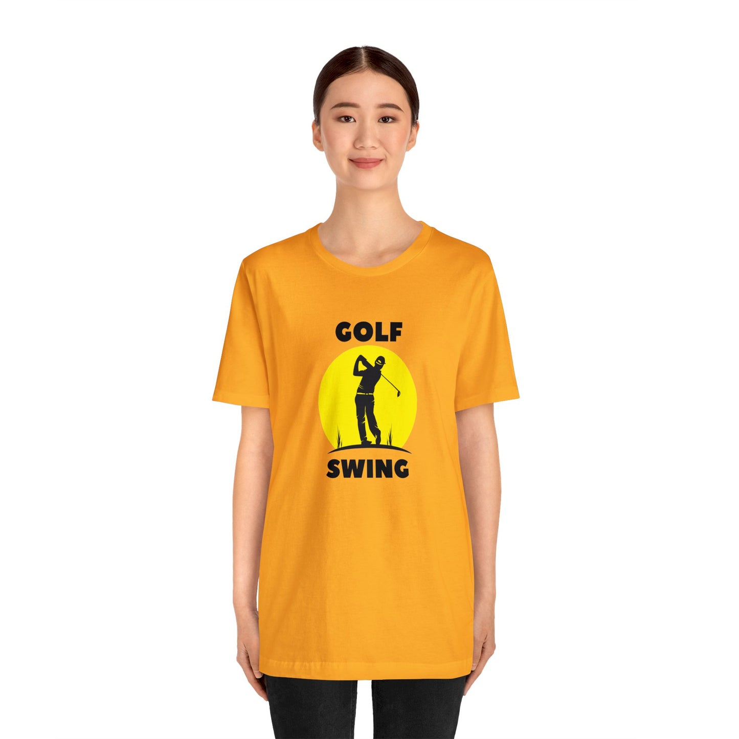 Golf Swing Unisex Jersey Short Sleeve Tee