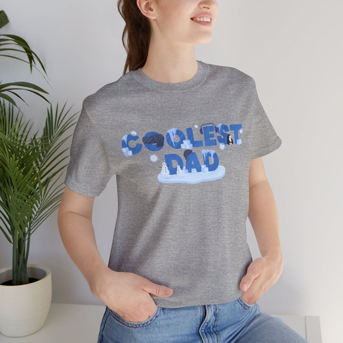 Dad/ Coolest Dad Unisex Jersey Short Sleeve Tee
