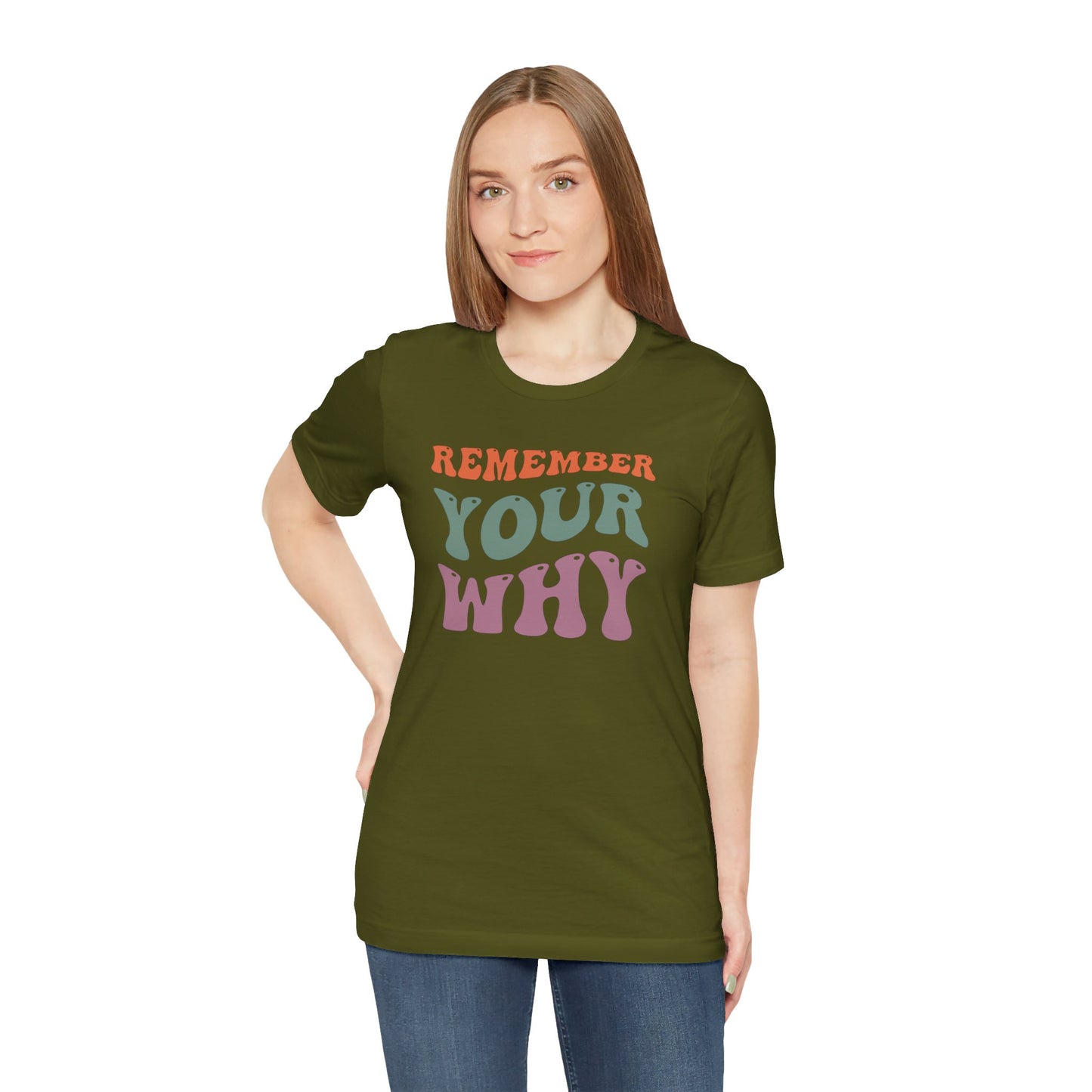 Remember Your Why Unisex Jersey Short Sleeve Tee