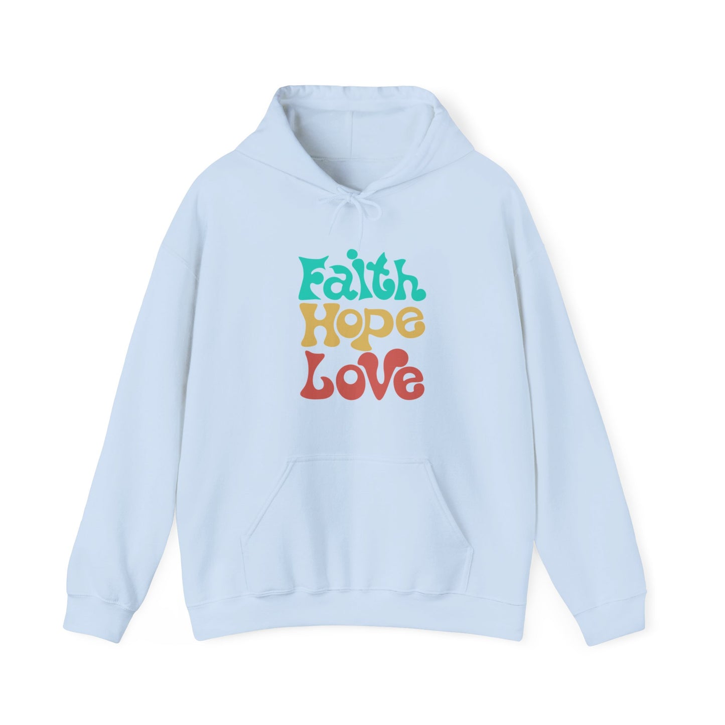 Faith Hope Love Unisex Heavy Blend™ Hooded Sweatshirt