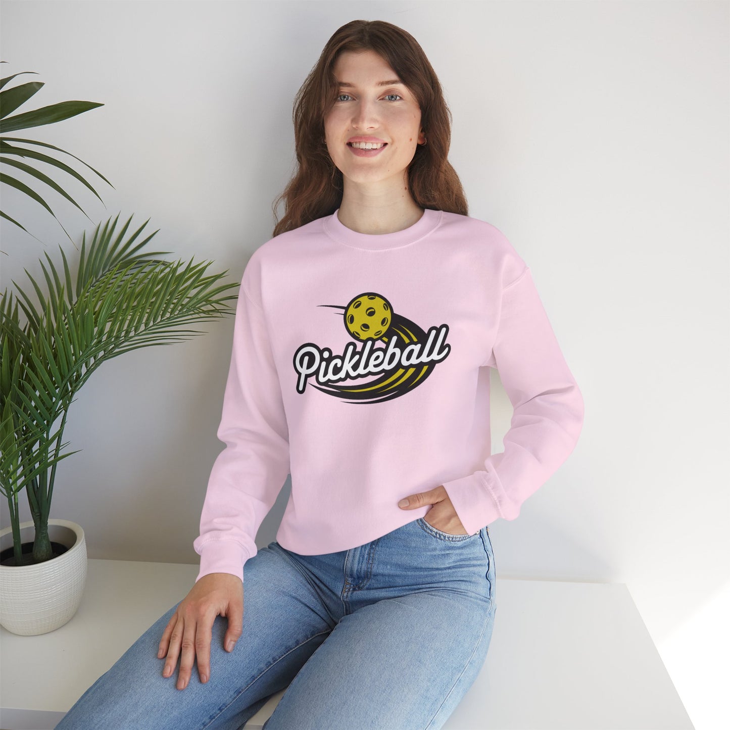Pickleball Unisex Heavy Blend™ Crewneck Sweatshirt