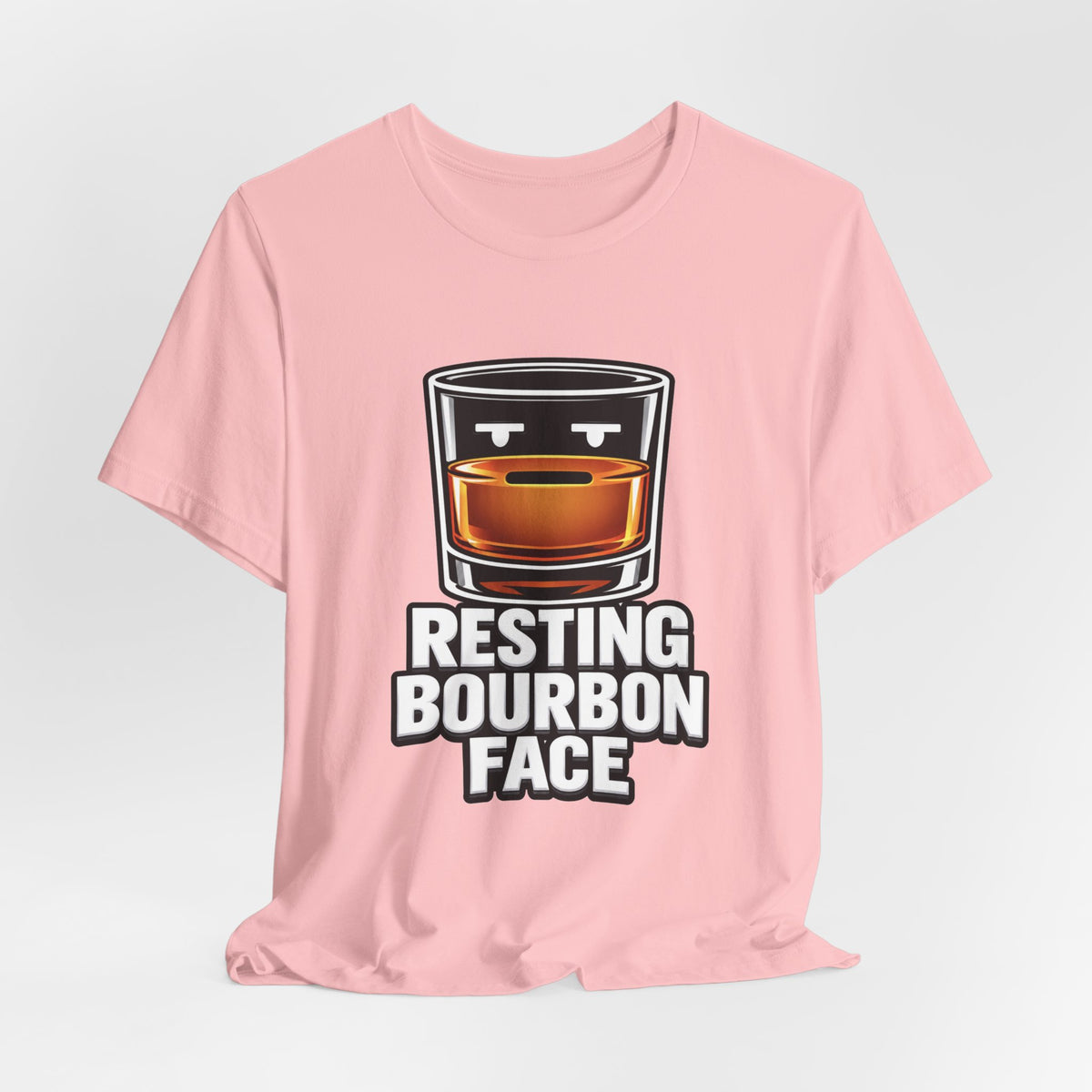 Resting Bourbon Face Unisex Jersey Short Sleeve Tee