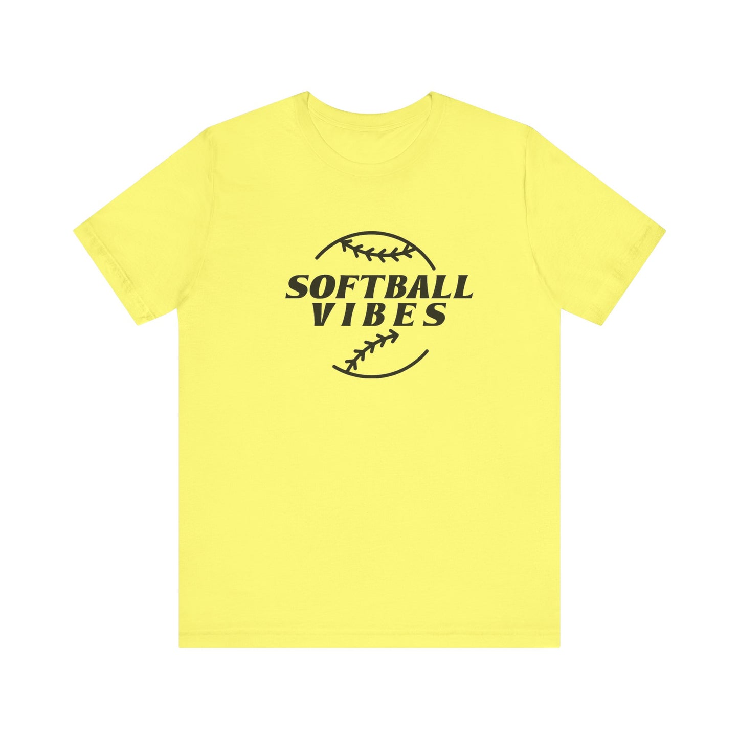 Softball Vibes Unisex Jersey Short Sleeve Tee