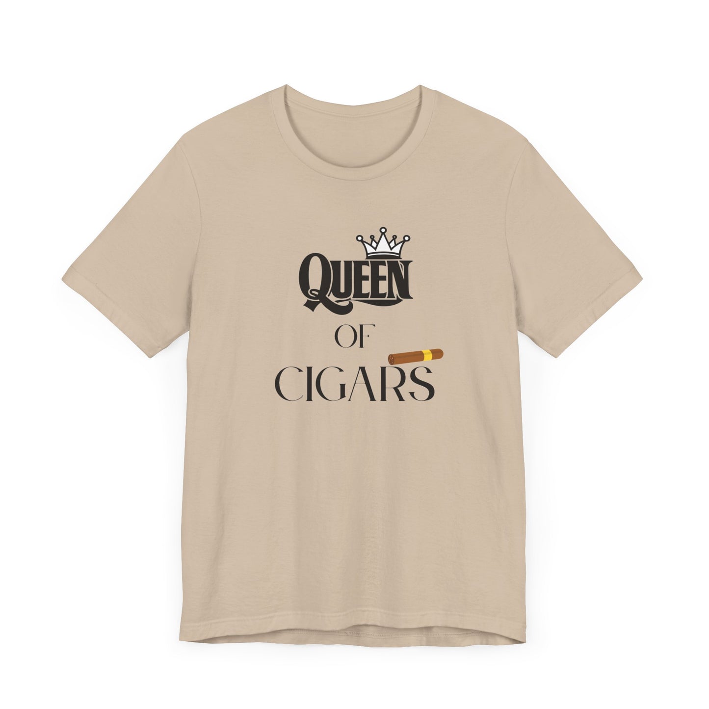 Cigars/ Queen of Cigars Unisex Jersey Short Sleeve Tee