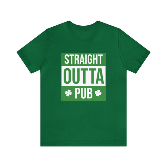 Straight Outta Pub Unisex Jersey Short Sleeve Tee