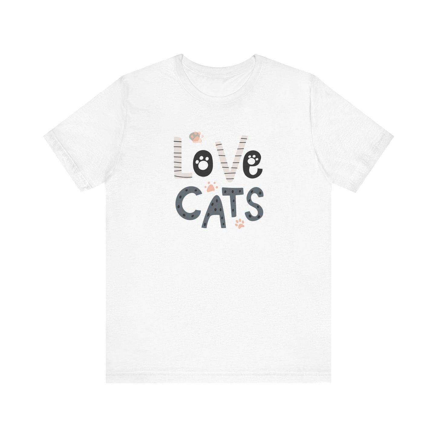 Love Cats Unisex Jersey Short Sleeve Tee