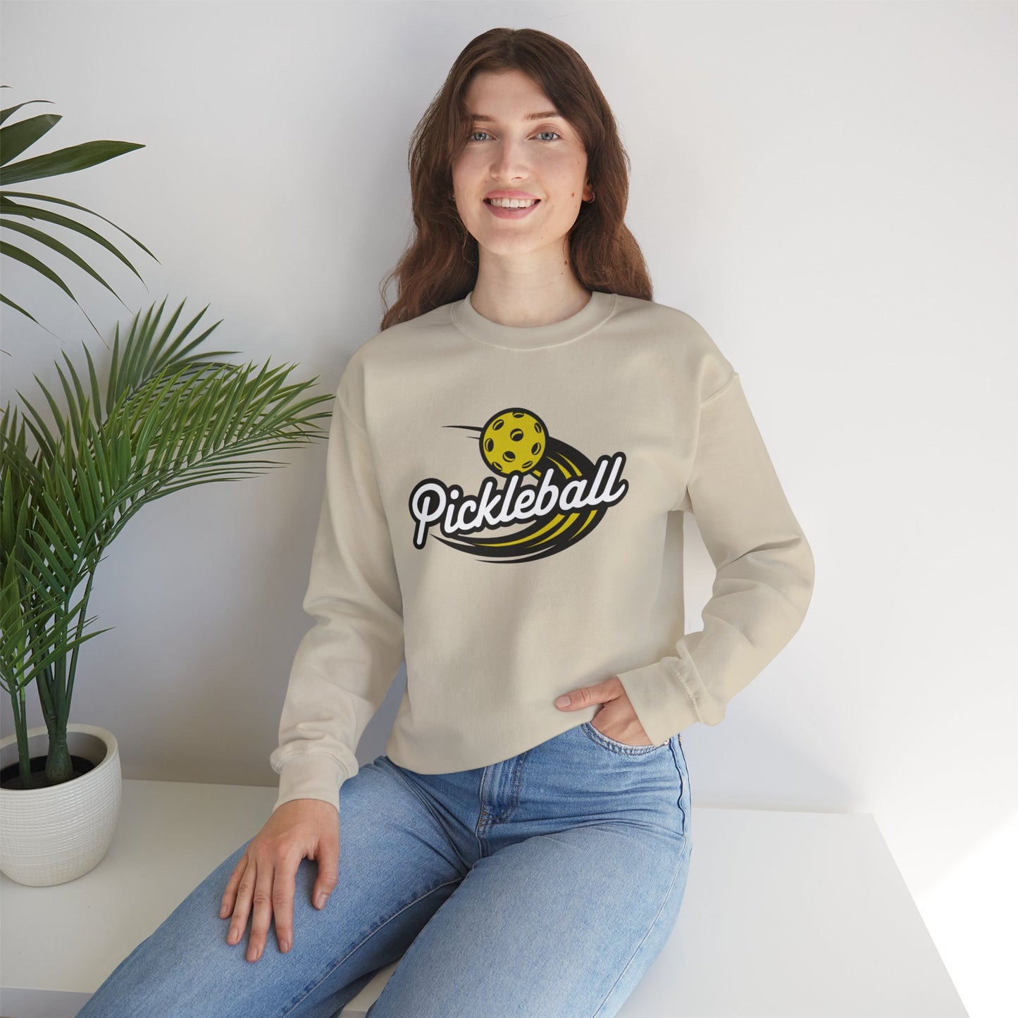 Pickleball Unisex Heavy Blend™ Crewneck Sweatshirt