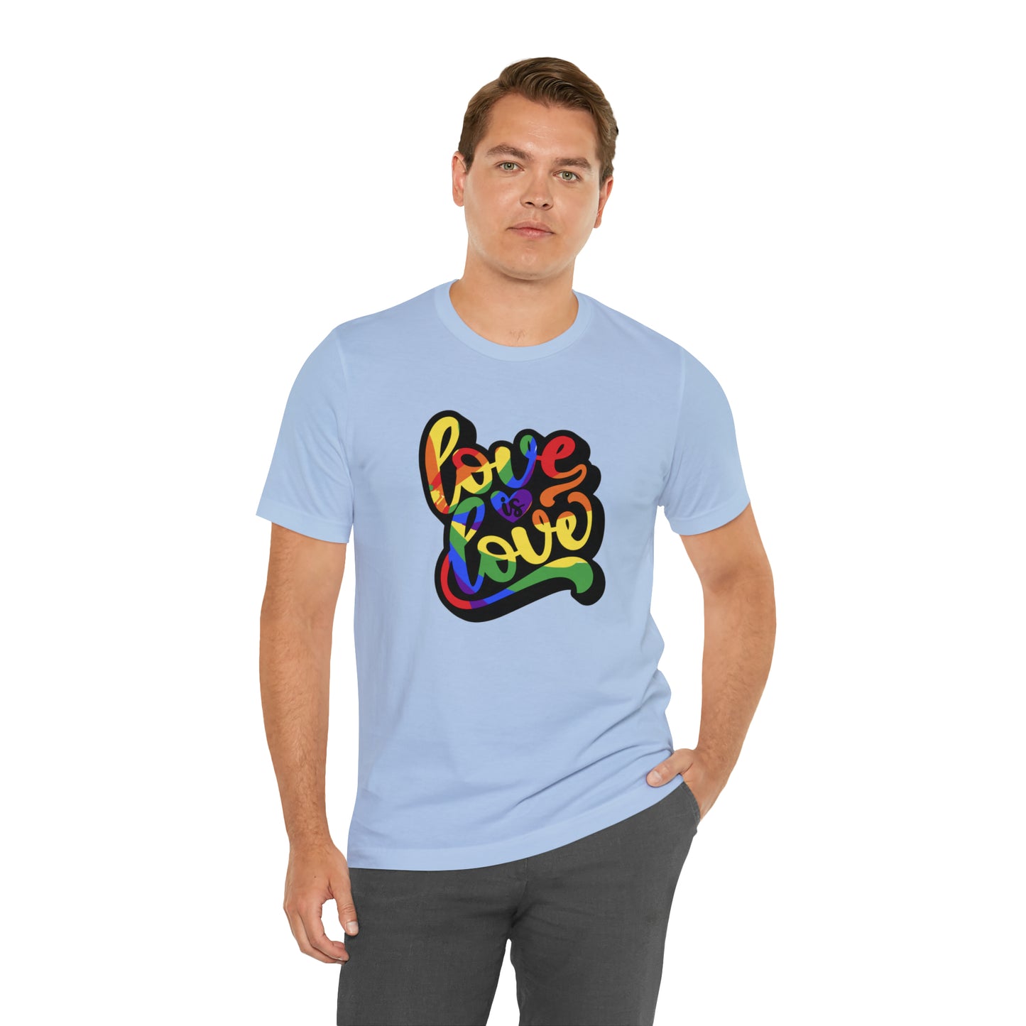 Love Is Love Unisex Jersey Short Sleeve Tee