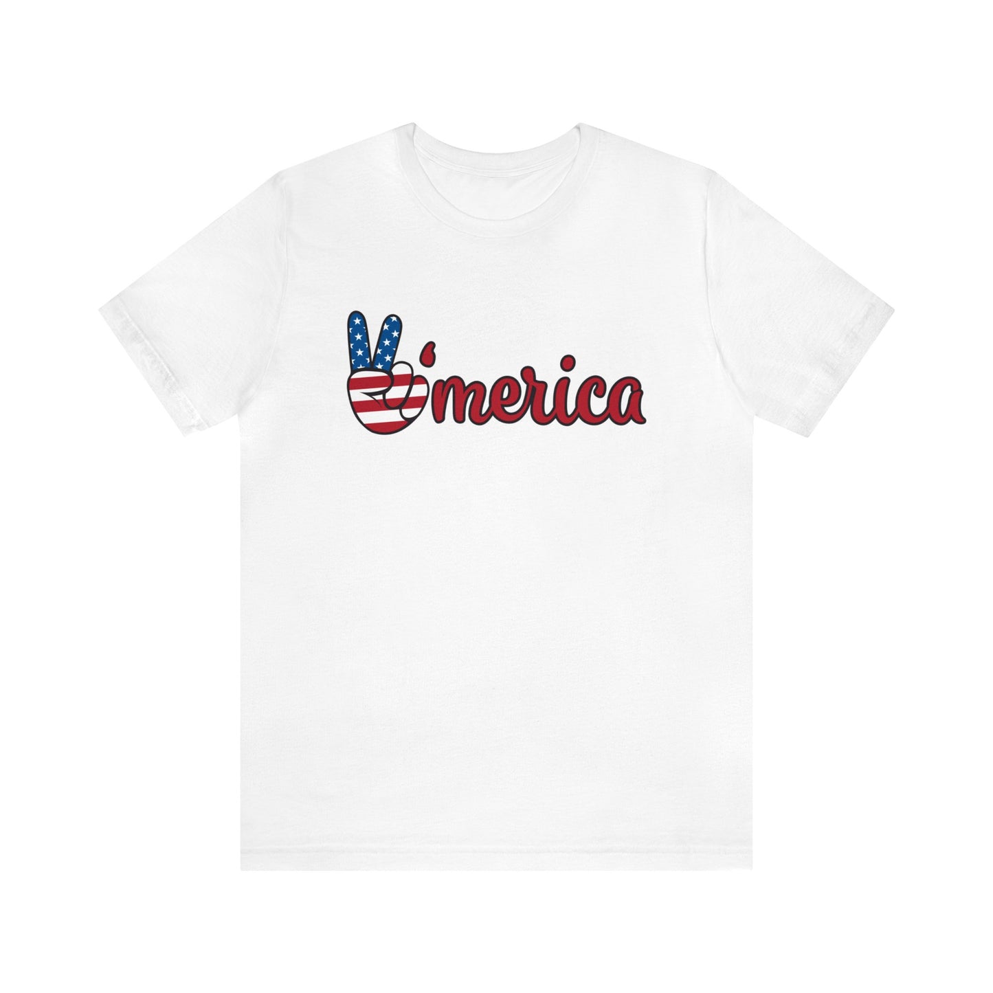 America Unisex Jersey Short Sleeve Tee