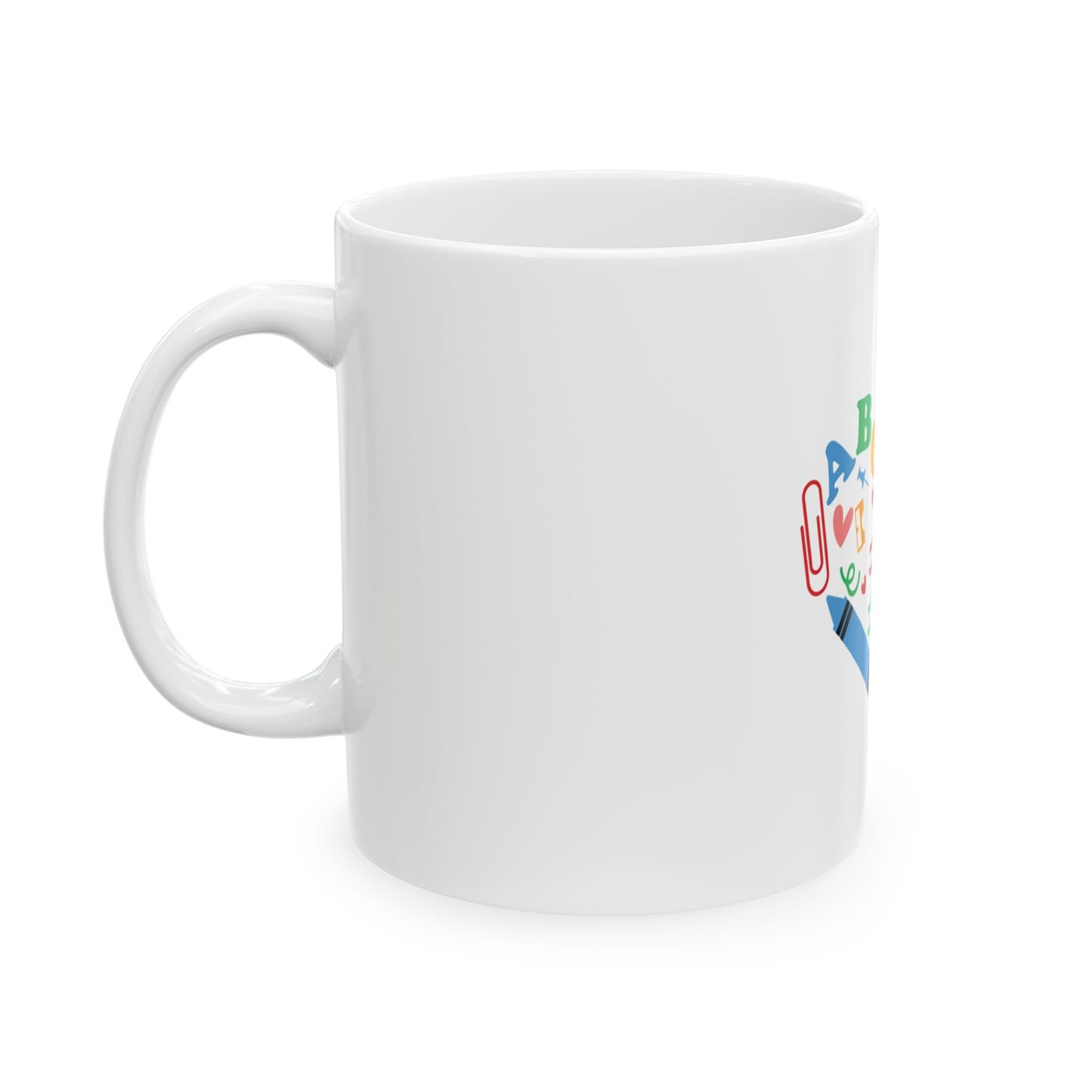 A,B,C, Ceramic Mug, (11oz, 15oz)