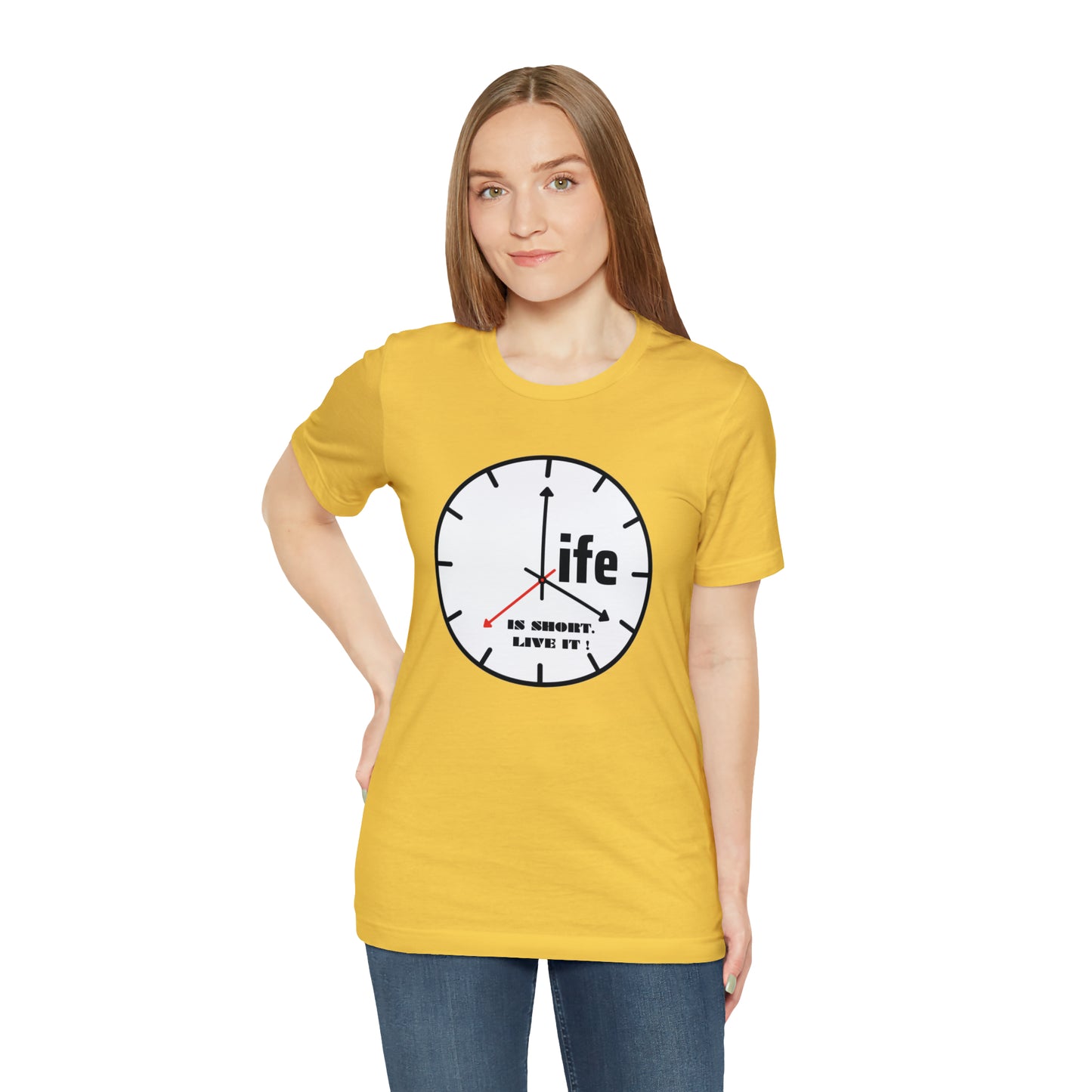 Life is To Short Live It Unisex Jersey Short Sleeve Tee