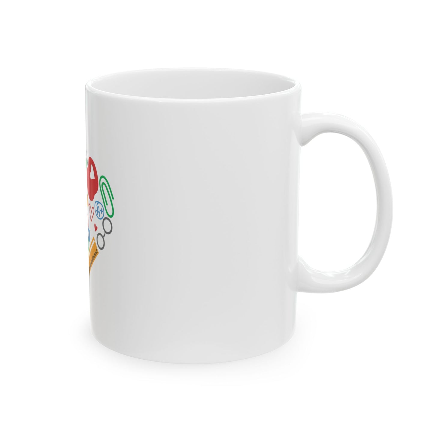A,B,C, Ceramic Mug, (11oz, 15oz)