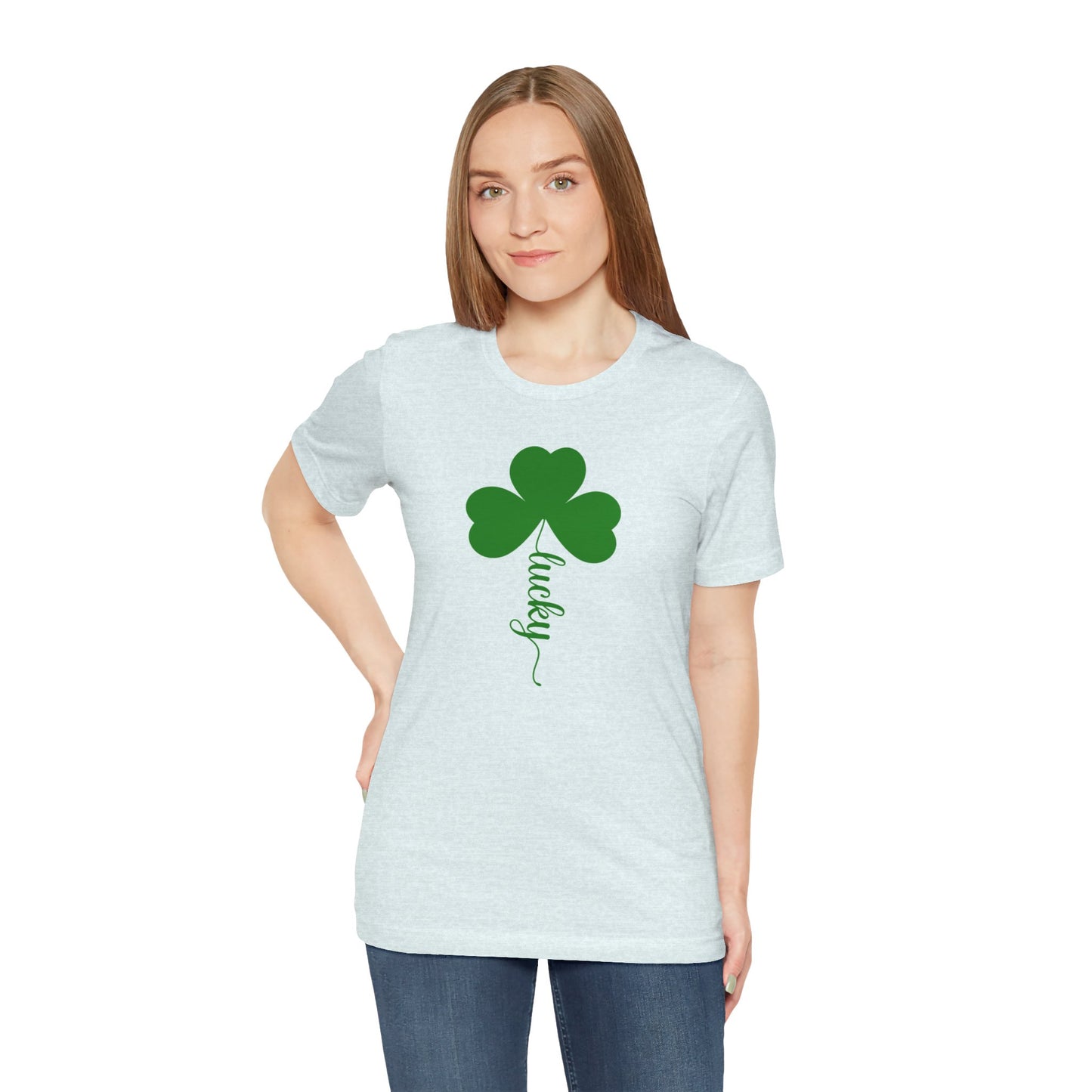 Clover/ Lucky Unisex Jersey Short Sleeve Tee