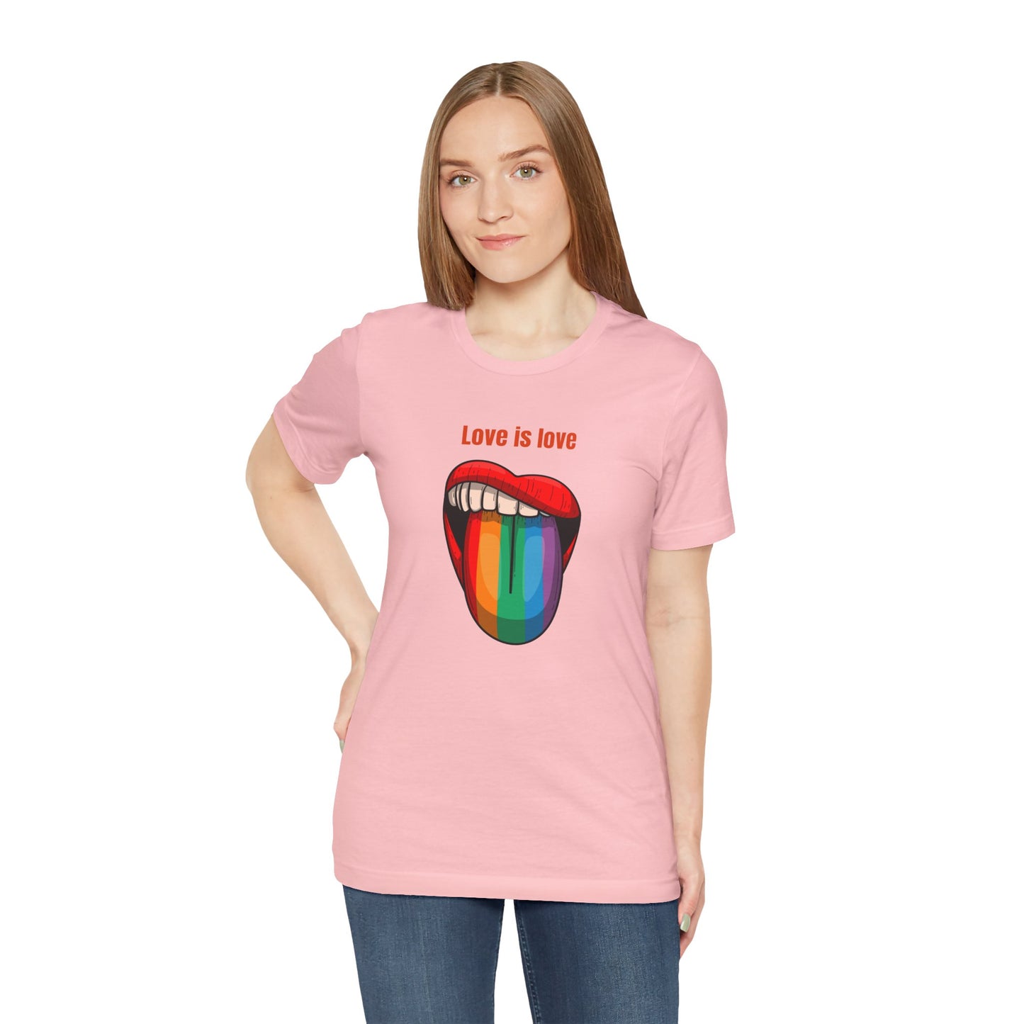 Love Is Love Unisex Jersey Short Sleeve Tee
