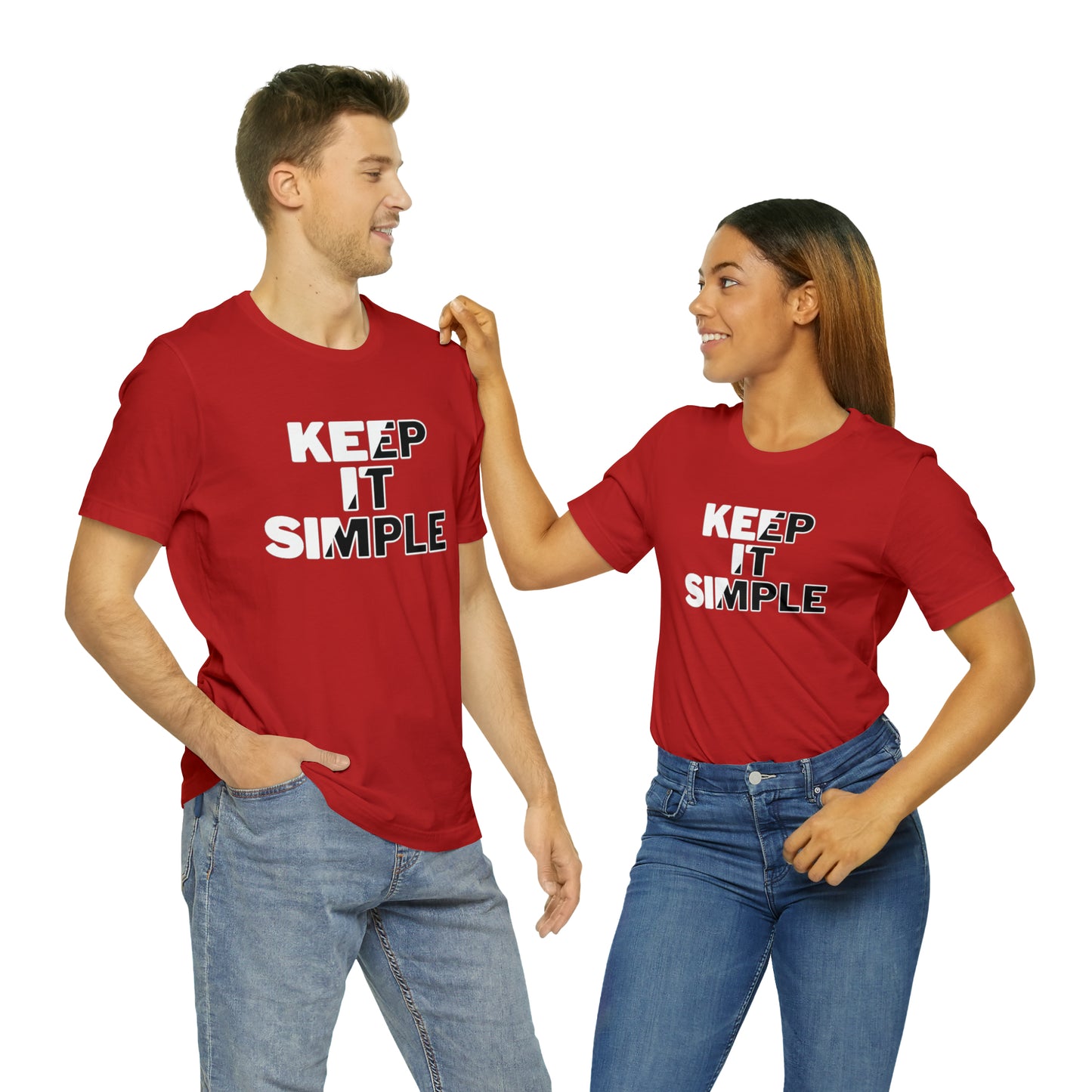 Keep It Simple Unisex Jersey Short Sleeve Tee