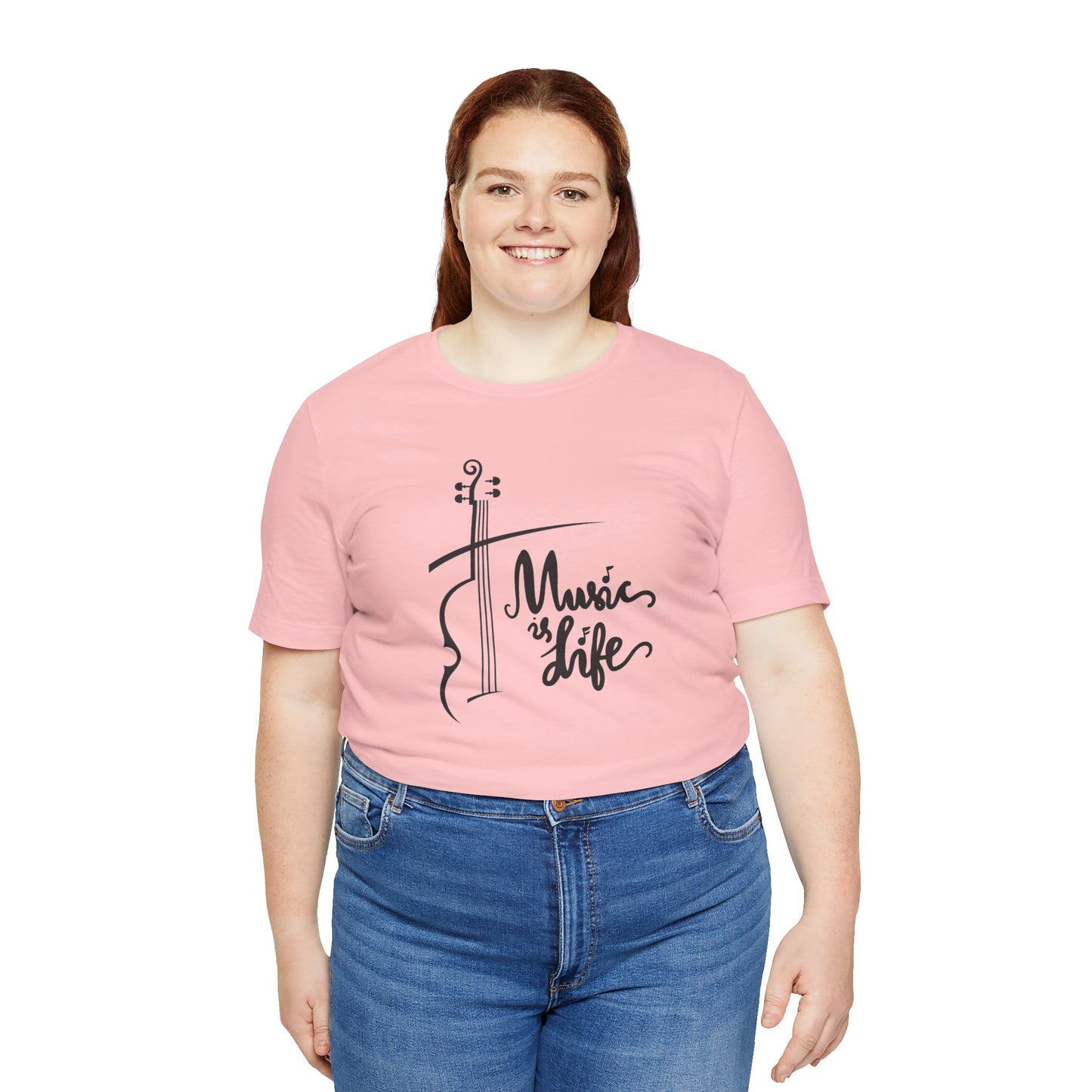 Music Is Life Unisex Jersey Short Sleeve Tee