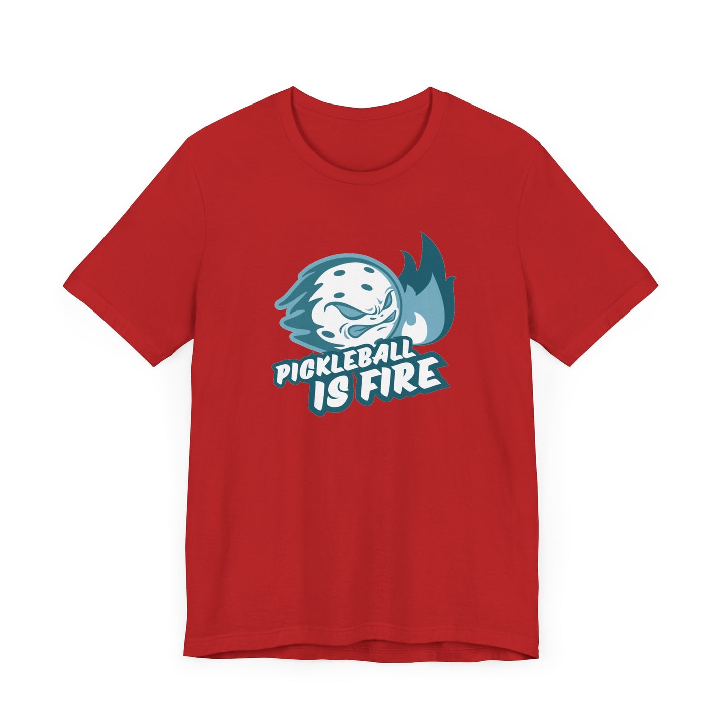Pickleball Is Fire Unisex Jersey Short Sleeve Tee