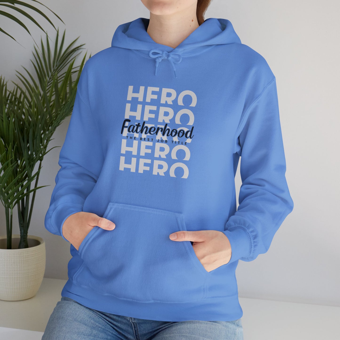 Dad/ Fatherhood Hero Unisex Heavy Blend™ Hooded Sweatshirt