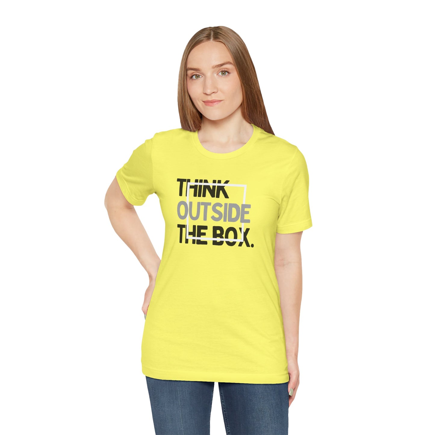 Think Outside the Box Unisex Jersey Short Sleeve Tee