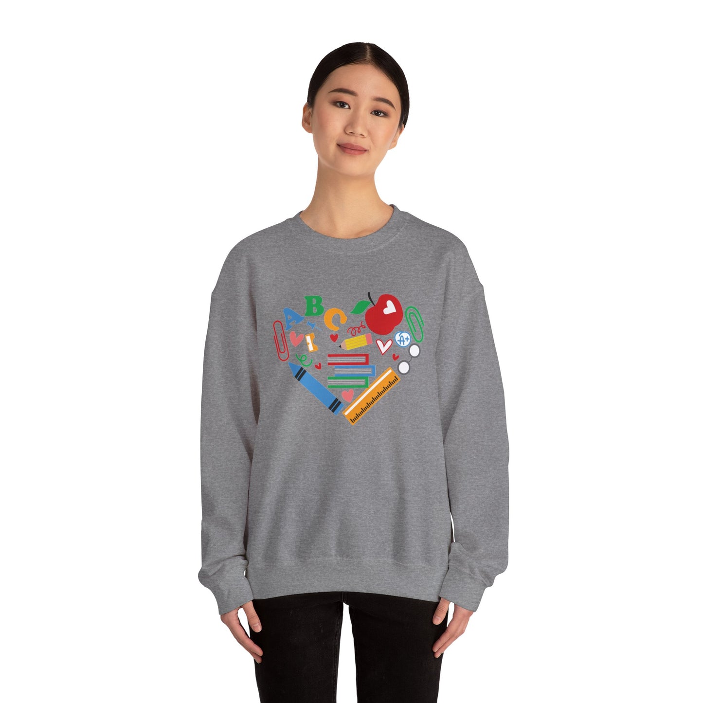 A,B,C Unisex Heavy Blend™ Crewneck Sweatshirt