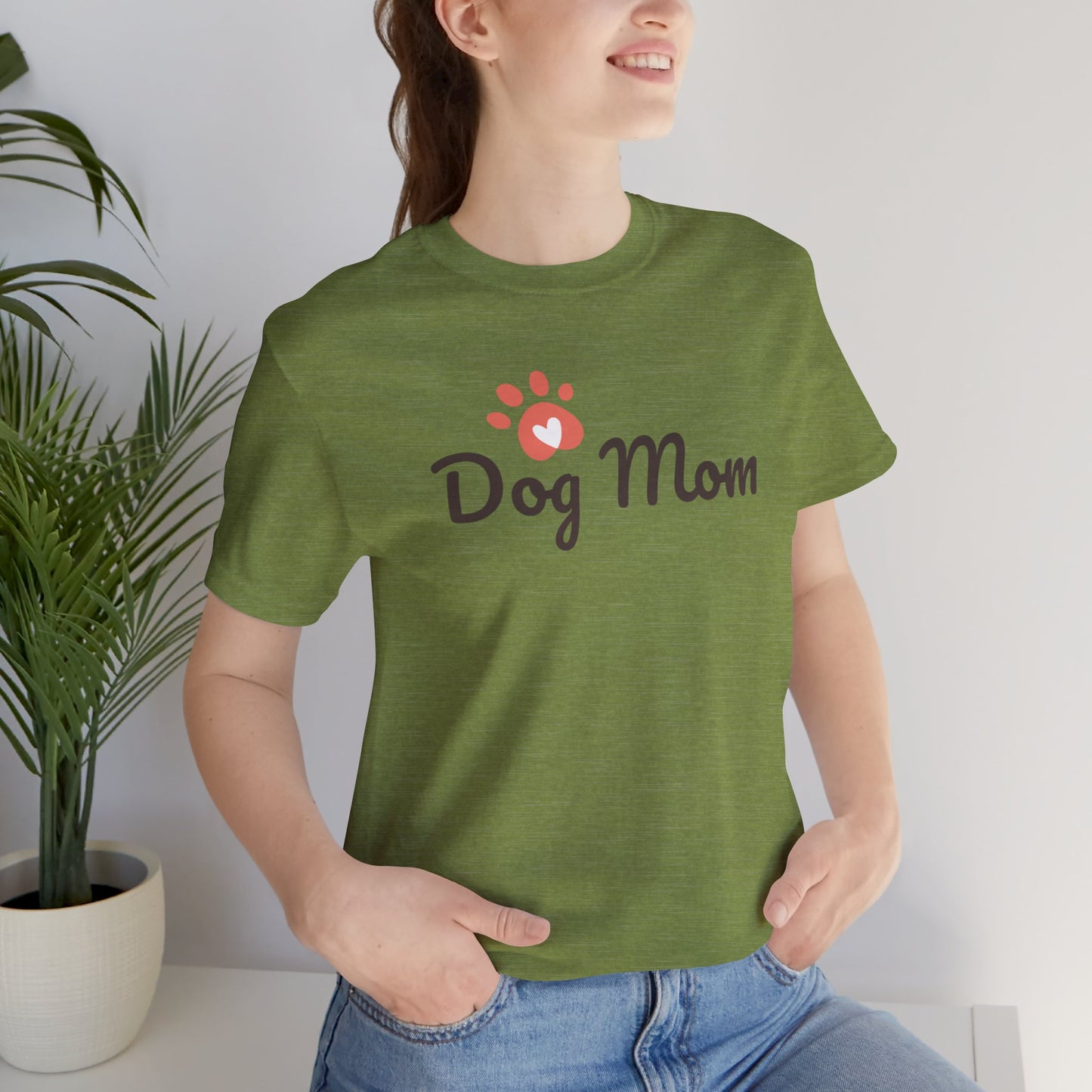 Dog Mom Unisex Jersey Short Sleeve Tee