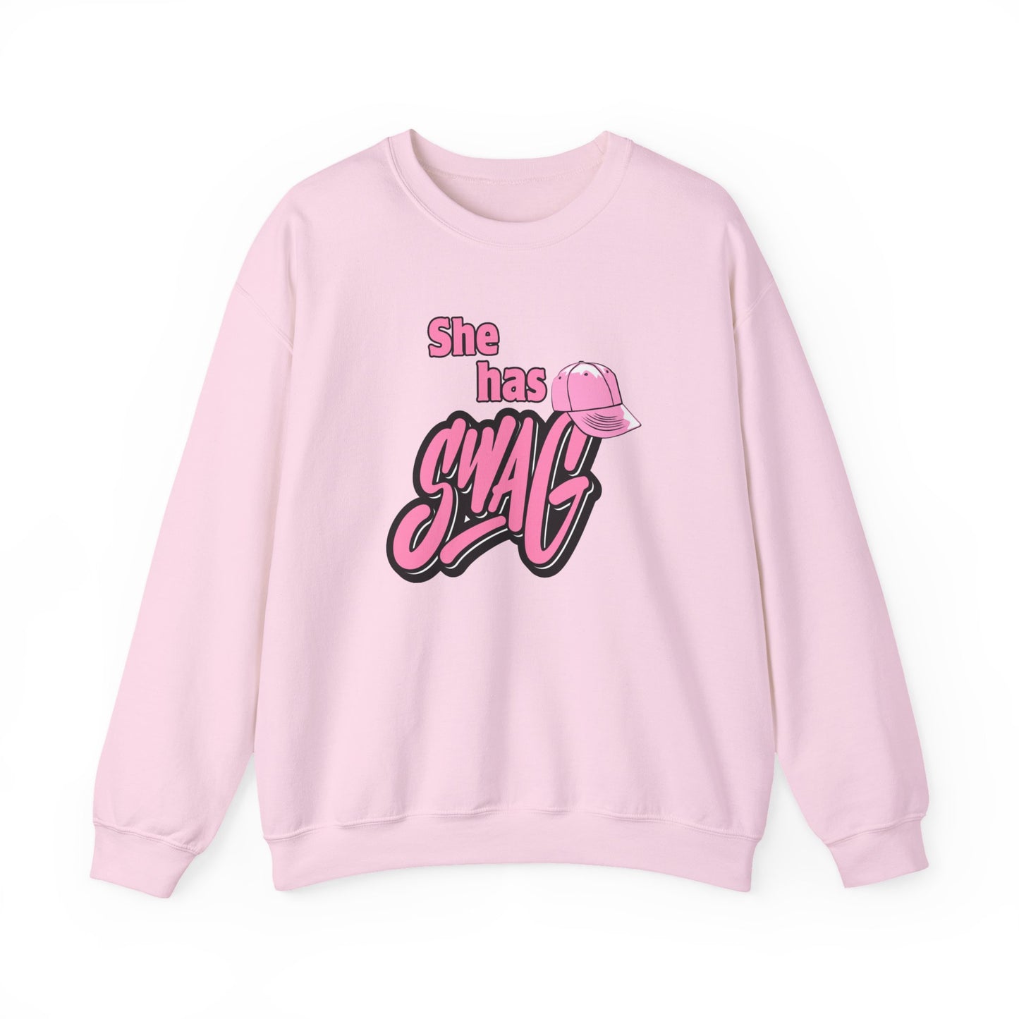 She Has Swag Unisex Heavy Blend™ Crewneck Sweatshirt