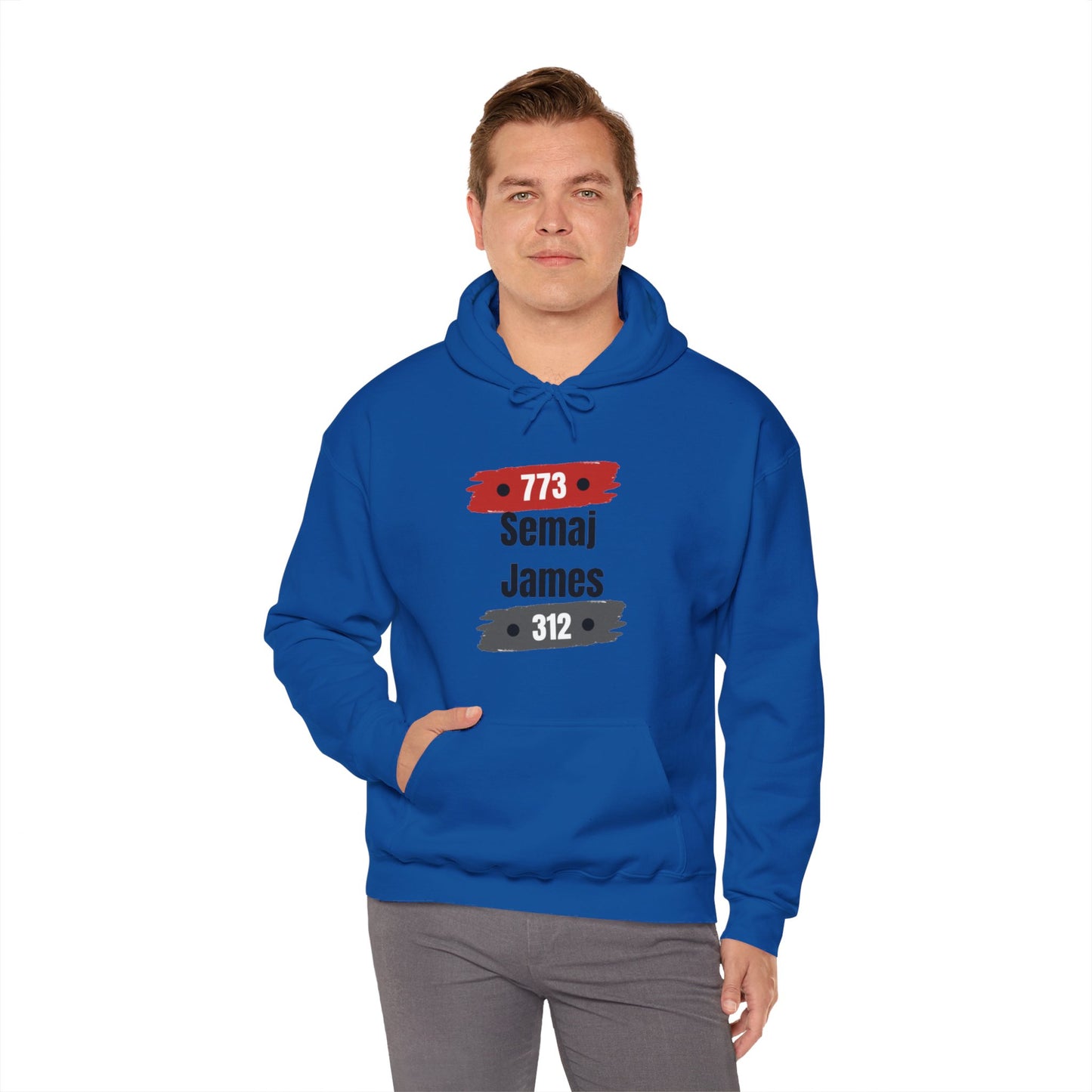 Semaj James 773/313 Unisex Heavy Blend™ Hooded Sweatshirt