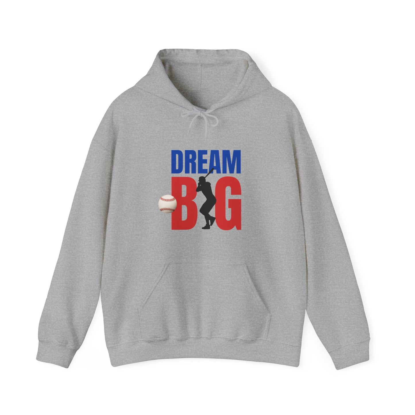 Baseball Dream Big Unisex Heavy Blend™ Hooded Sweatshirt