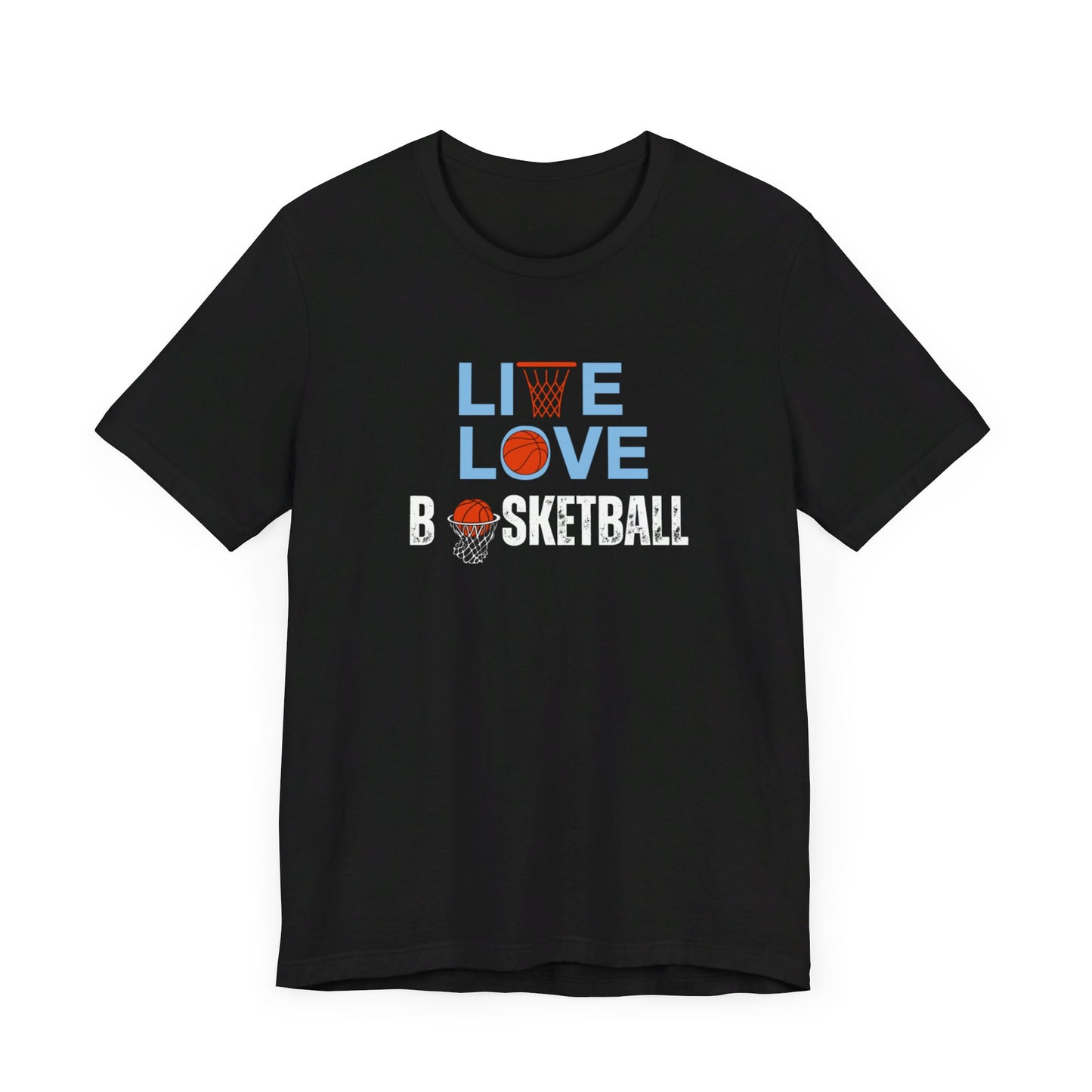 Basketball/ Live Love Basketball Unisex Jersey Short Sleeve Tee