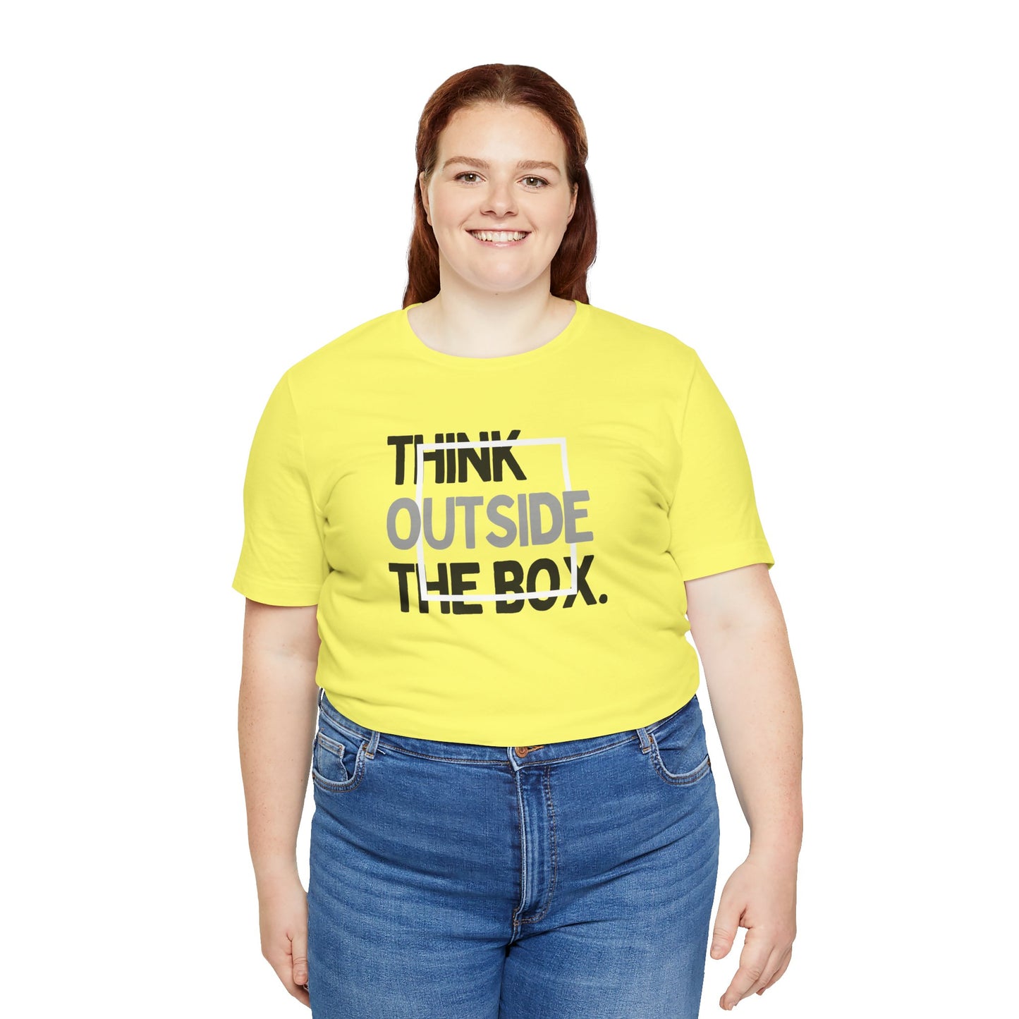 Think Outside the Box Unisex Jersey Short Sleeve Tee