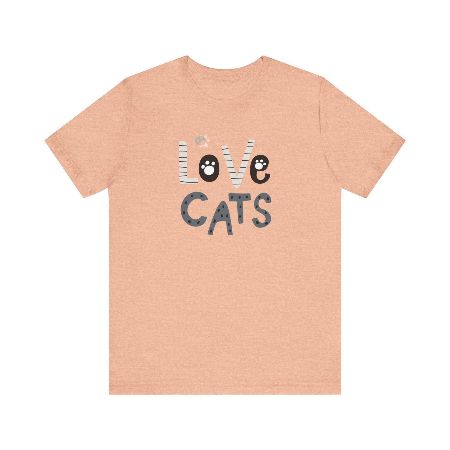 Love Cats Unisex Jersey Short Sleeve Tee