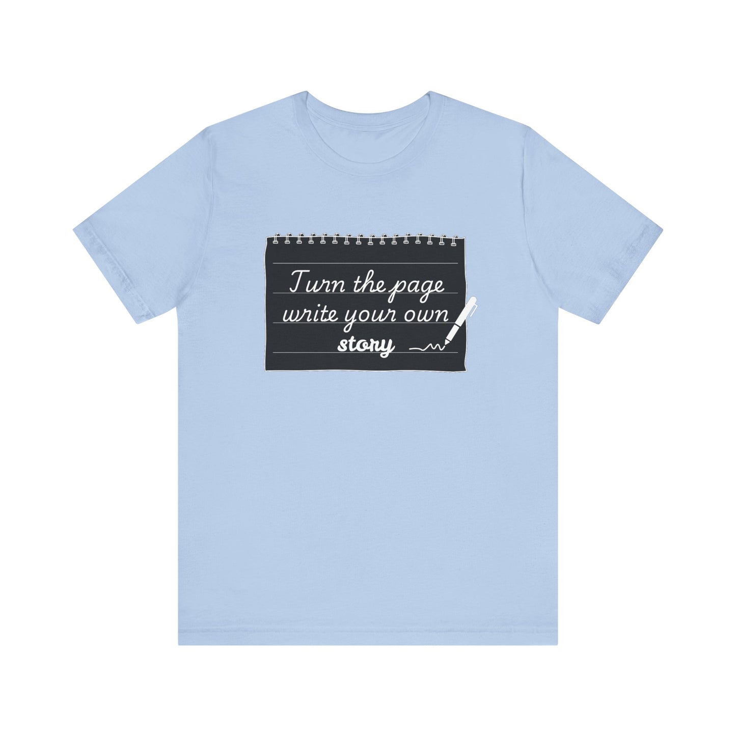 Turn the Page And Write Your Story Unisex Softstyle T-Shirt