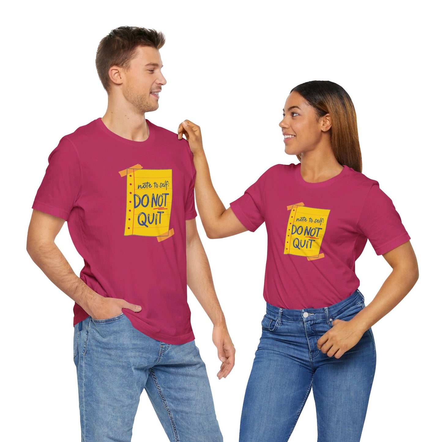 Note to Self Don't Quit Unisex Jersey Short Sleeve Tee