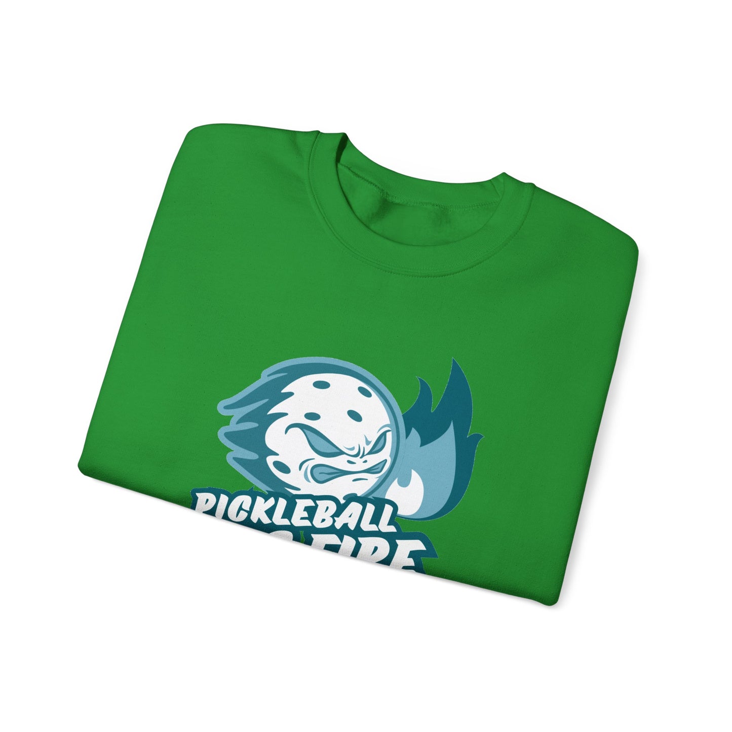 Pickleball is Fire Unisex Heavy Blend™ Crewneck Sweatshirt