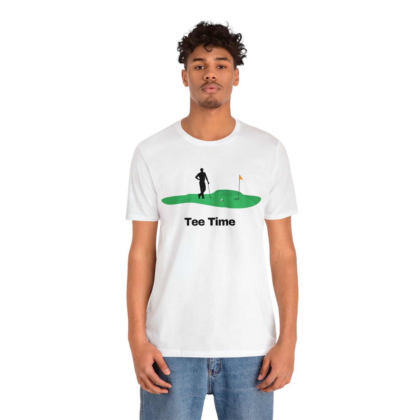 Golf/ Tee Time Unisex Jersey Short Sleeve Tee