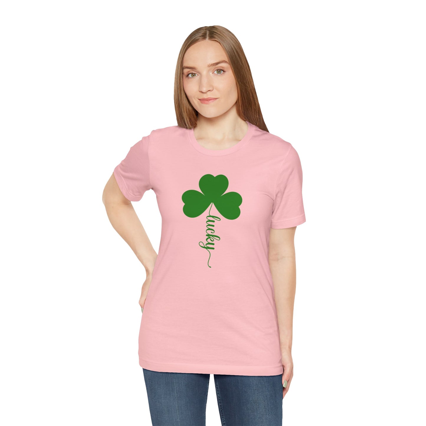 Clover/ Lucky Unisex Jersey Short Sleeve Tee