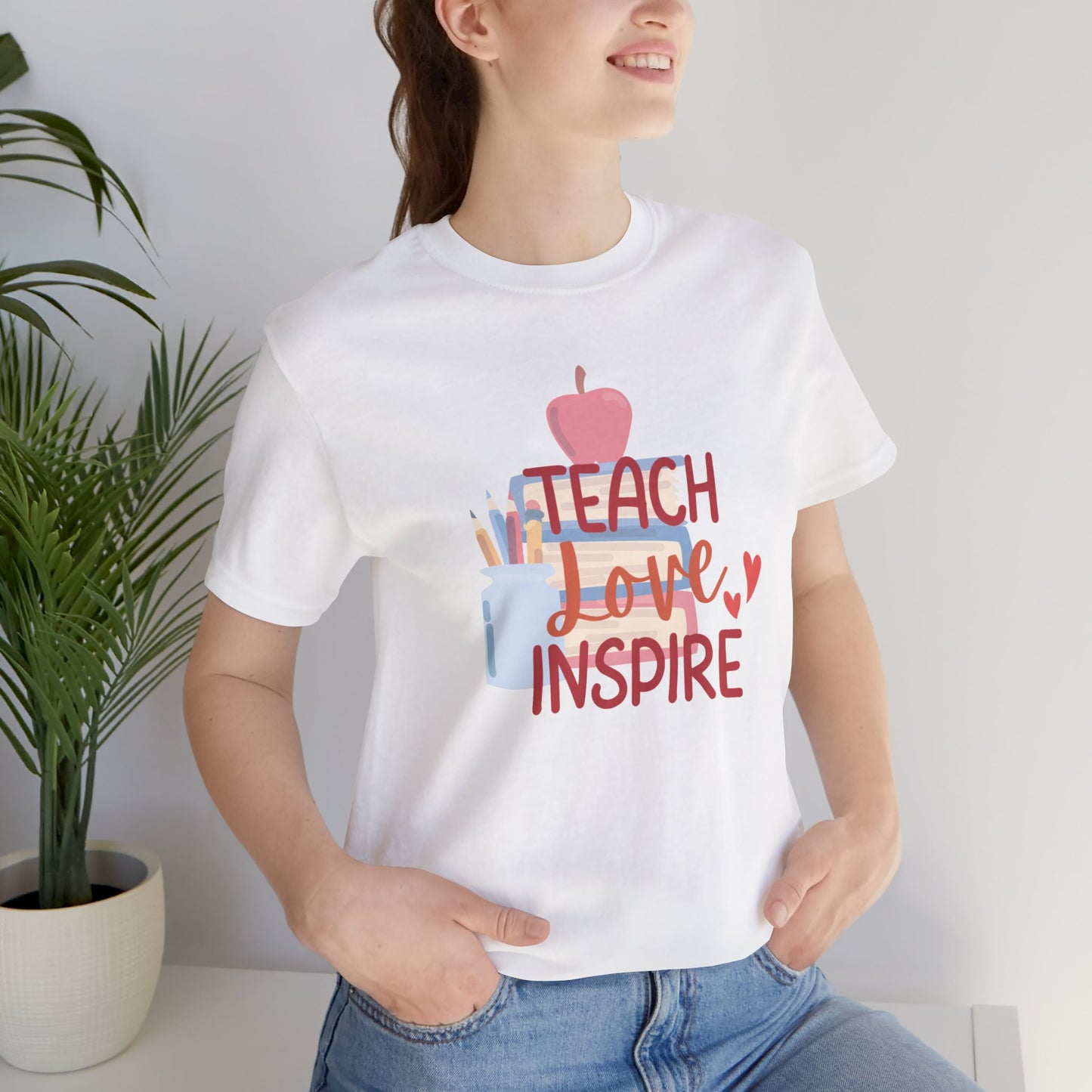 Teach Love Inspire Unisex Jersey Short Sleeve Tee