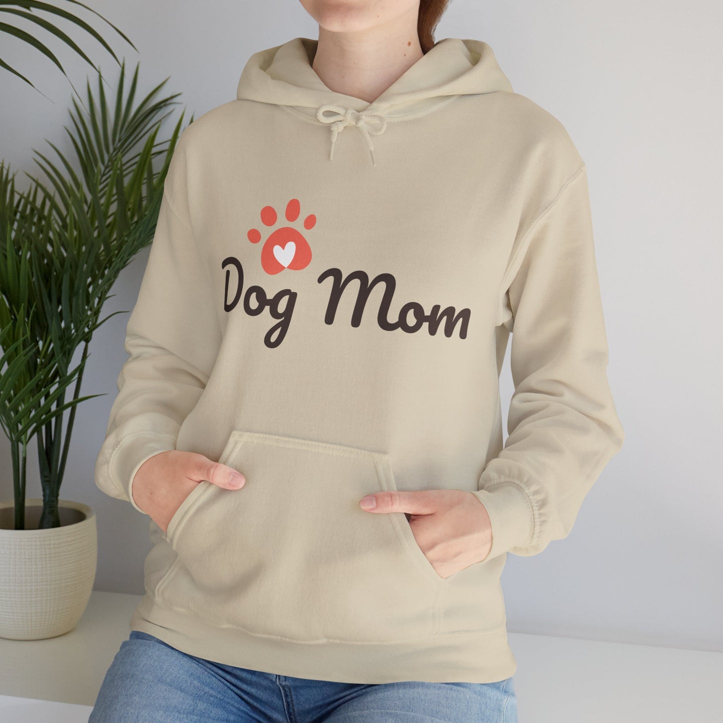 Dog Mom Unisex Heavy Blend™ Hooded Sweatshirt