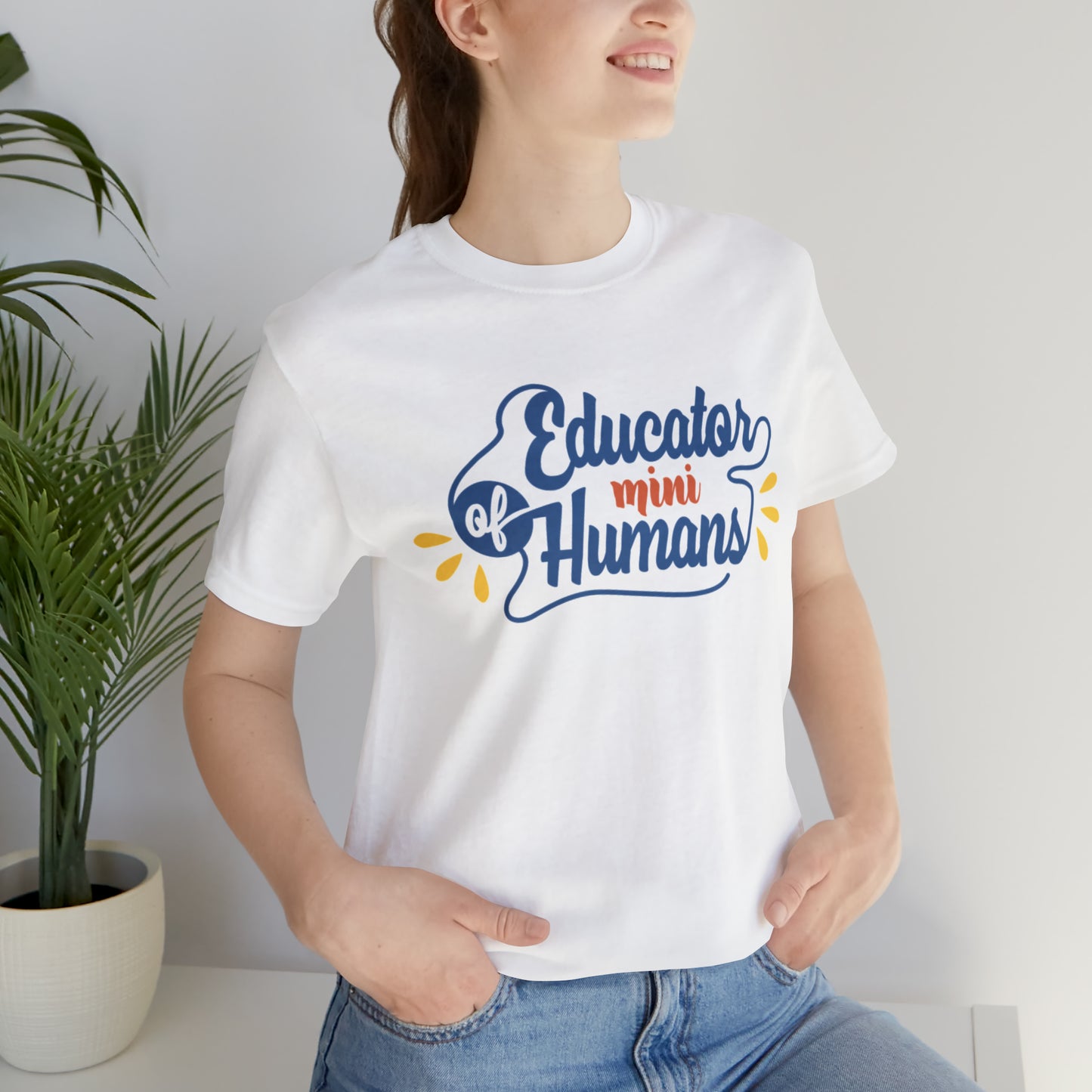 Educator of Little Humans Unisex Jersey Short Sleeve Tee