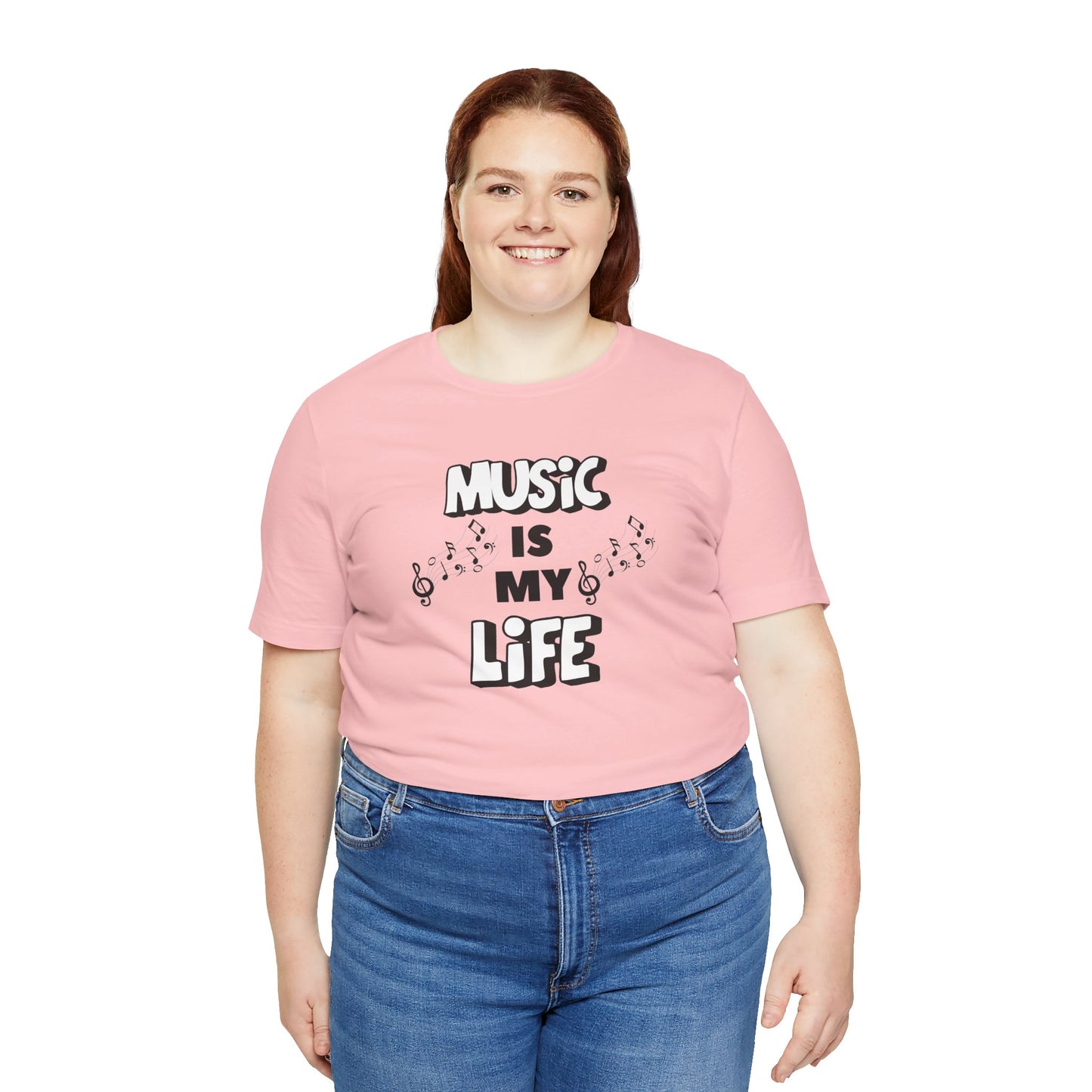 Music is My Life Unisex Jersey Short Sleeve Tee