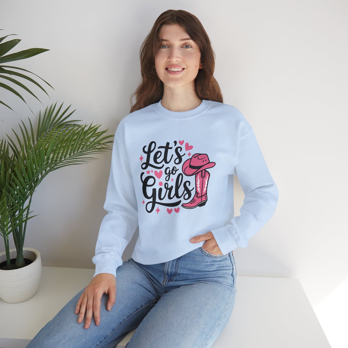 Let's Go Girls Unisex Heavy Blend™ Crewneck Sweatshirt