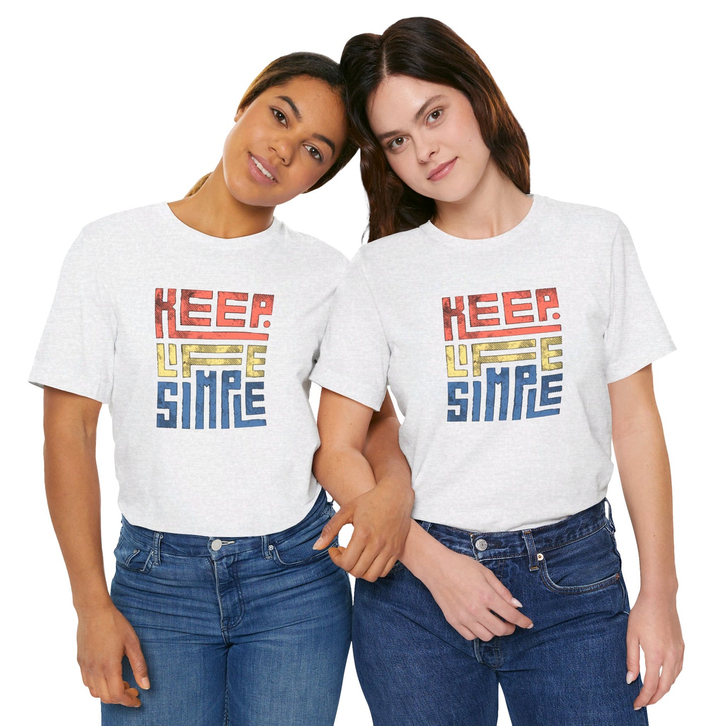 Keep Life Simple Unisex Jersey Short Sleeve Tee